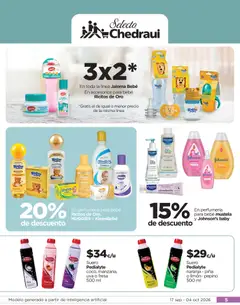 Vista previa de Chedraui folleto Llevarte más cuesta menos, nuevo folleto de la tienda, válido en México a partir del 17/09/2026 | Página: 5 | Productos: Avena, Aceite, Piña, Pepino