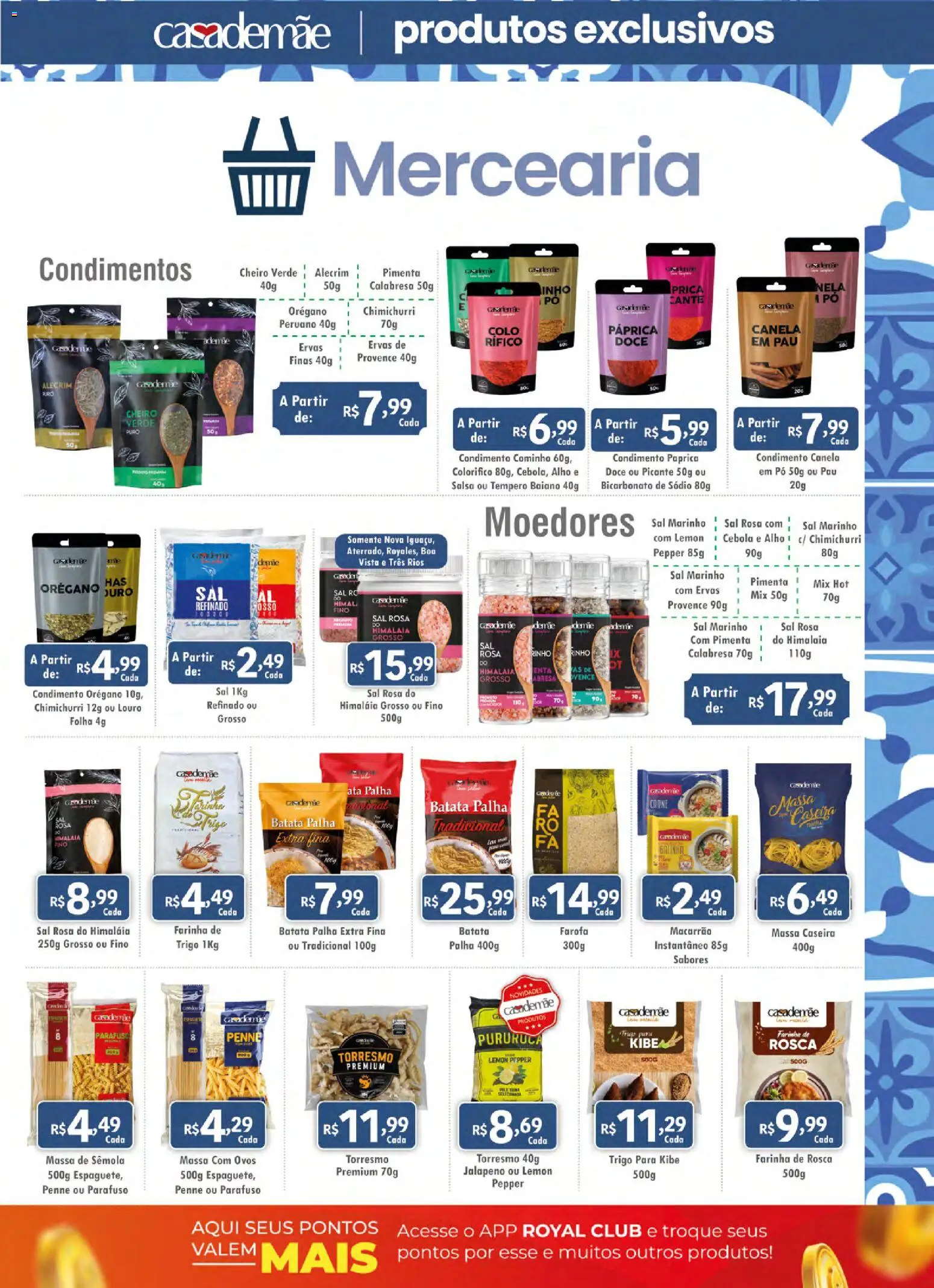 Royal Supermercados Folheto - válido de 03/08/2026 | Página: 3 | Produtos: Pimenta, Salsa, Ovos, Doce