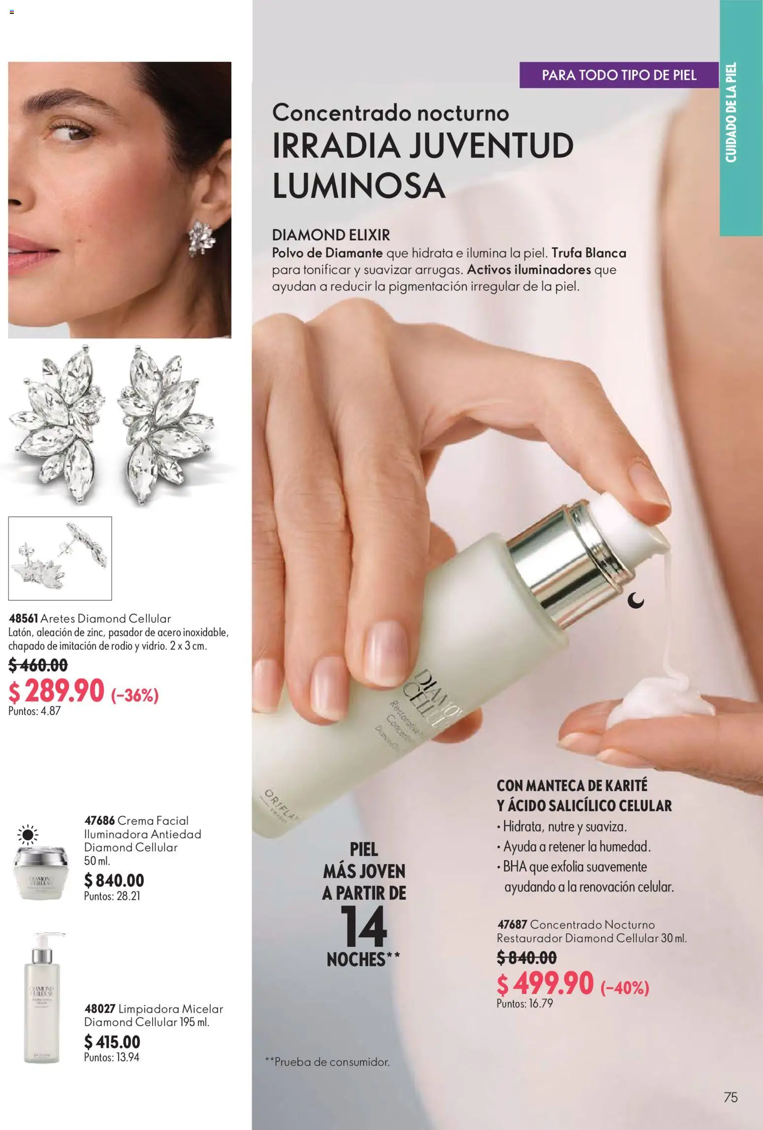 Nuevas ofertas de Oriflame válidas en toda la República Mexicana desde el 24/10/2026. ¡Encuentra las mejores ofertas en Oriflame Buen Mes! | Página: 75
