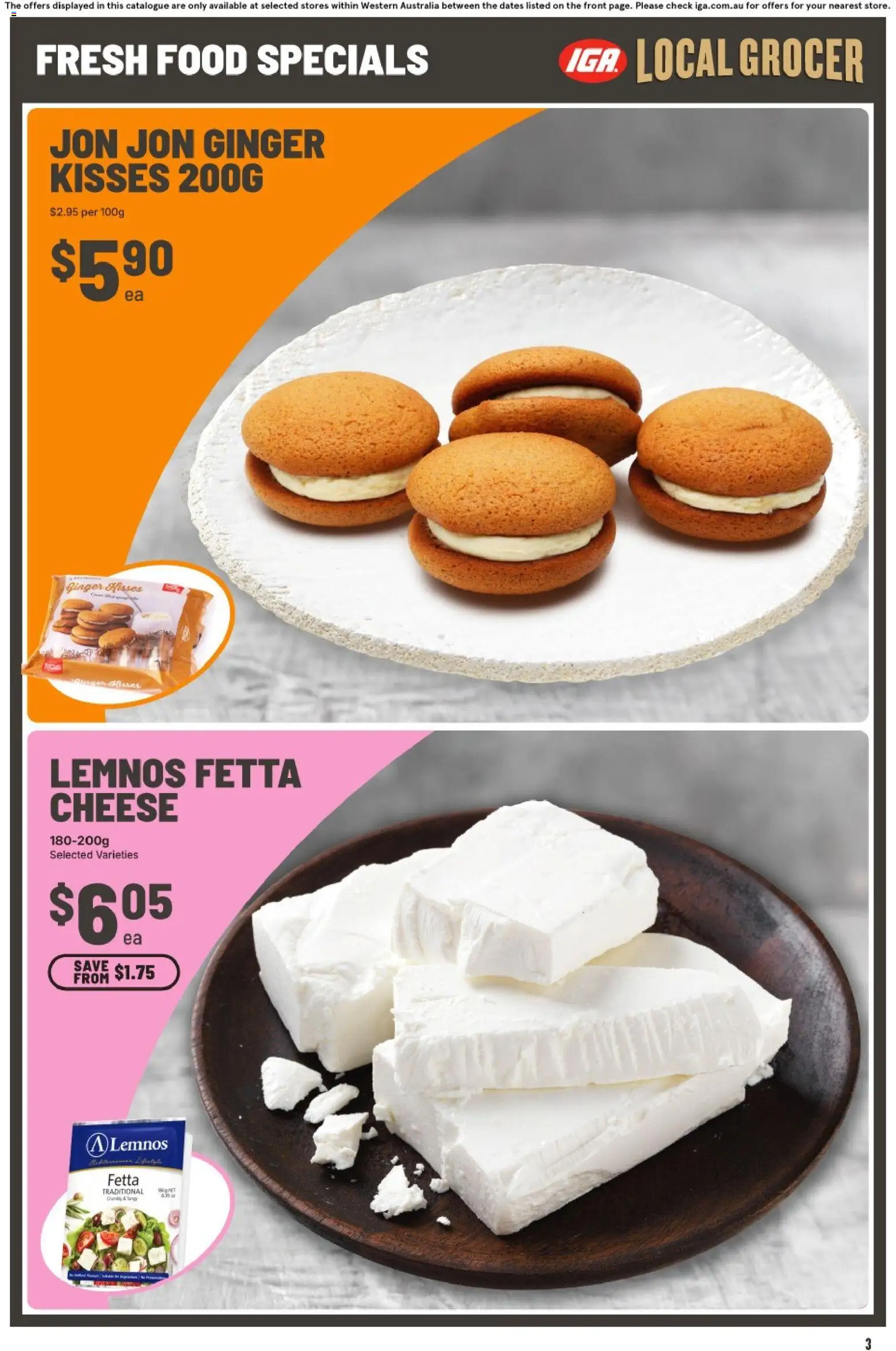 IGA catalogue - valid from 30/09/2026 | Page: 3 | Products: Food, Cheese, Ginger