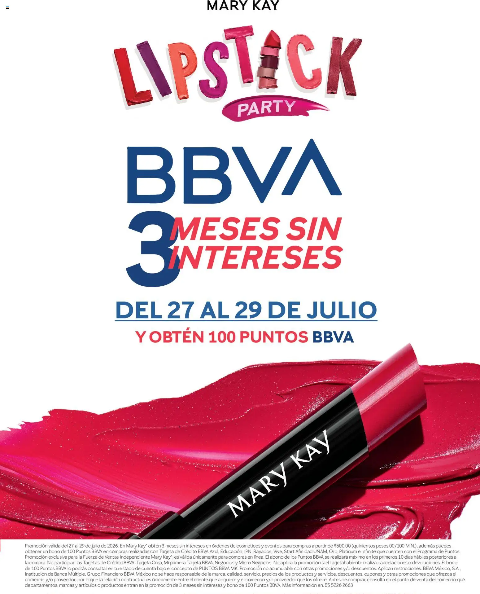 Nuevas ofertas de Mary Kay válidas en toda la República Mexicana desde el 27/07/2026. ¡Encuentra las mejores ofertas en Catálogo Mary Kay Lipstick Party 2026! | Página: 12