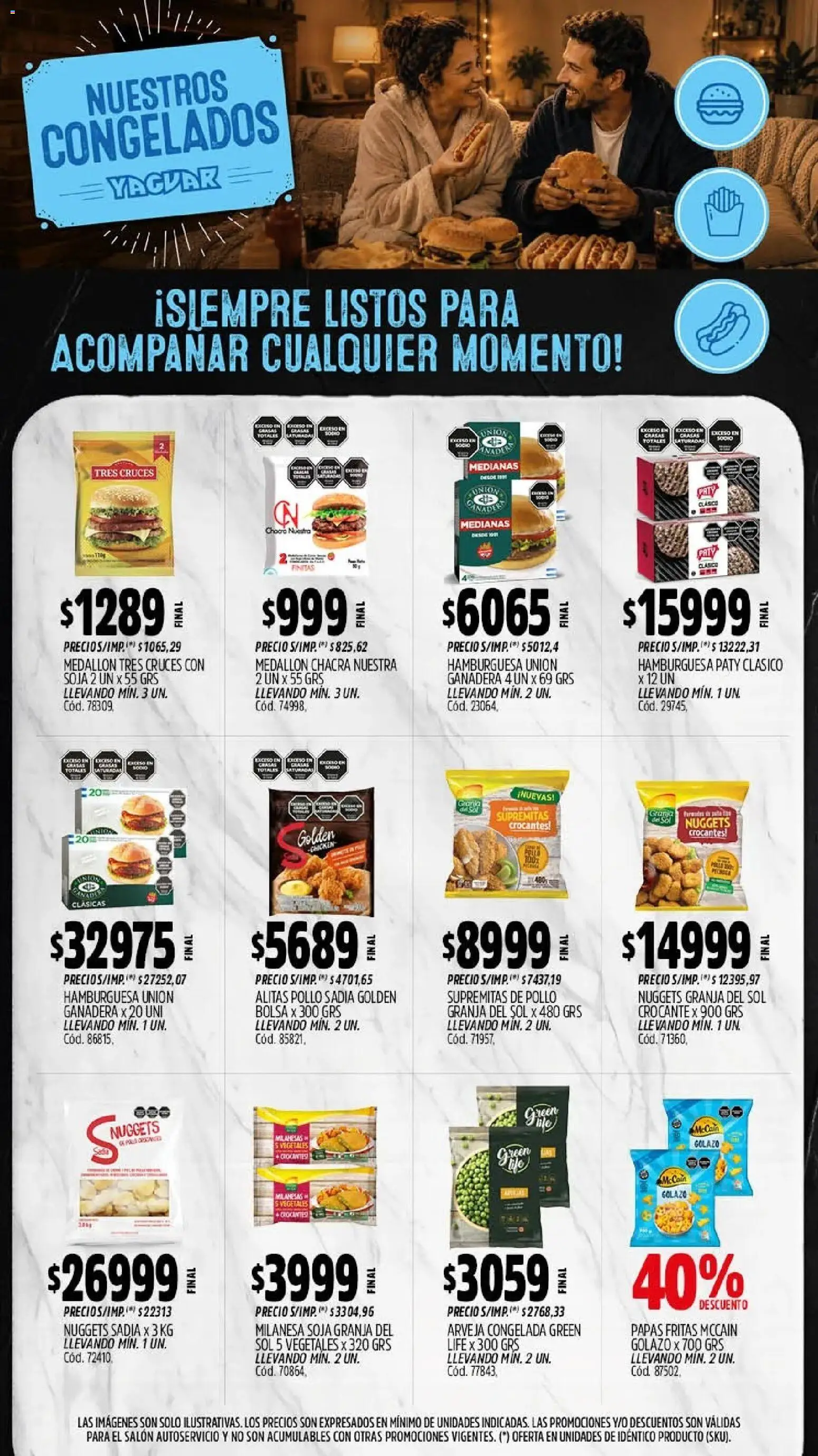 Yaguar - Oferta Semanal Neuquen │ válido desde el 21/09/2026 | Página: 11 | Productos: Bolsa, Pollo, Milanesa, Papas