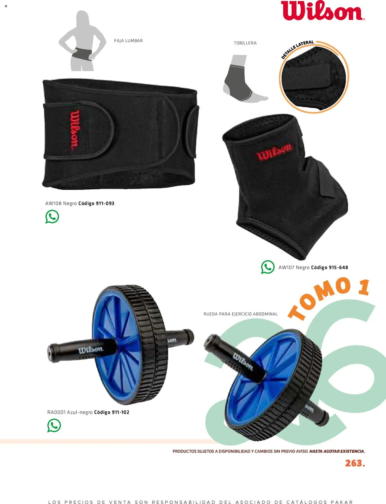 Nuevas ofertas de SC Pakar válidas en toda la República Mexicana desde el 27/02/2026. ¡Encuentra las mejores ofertas en SC Pakar catálogo Premium Men Tomo 1! | Página: 263 | Productos: Tobillera, Faja