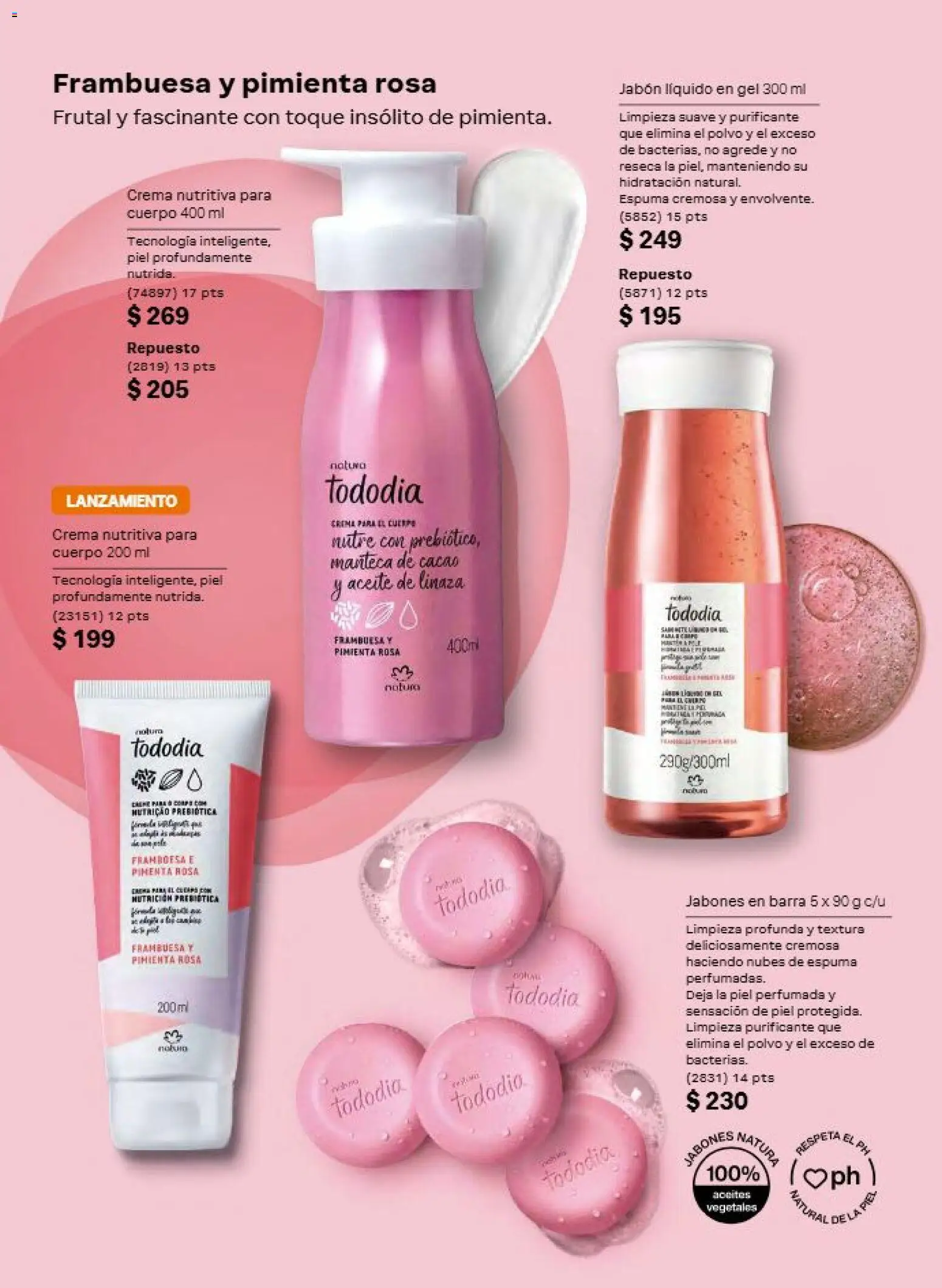 Nuevas ofertas de Natura válidas en toda la República Mexicana desde el 31/07/2026. ¡Encuentra las mejores ofertas en Natura campaña 12 2026! | Página: 107 | Productos: Crema, Cacao, Polvo, Jabón