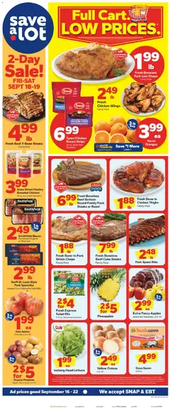 Preview of Save a Lot weekly ads valid from 09/16/2026