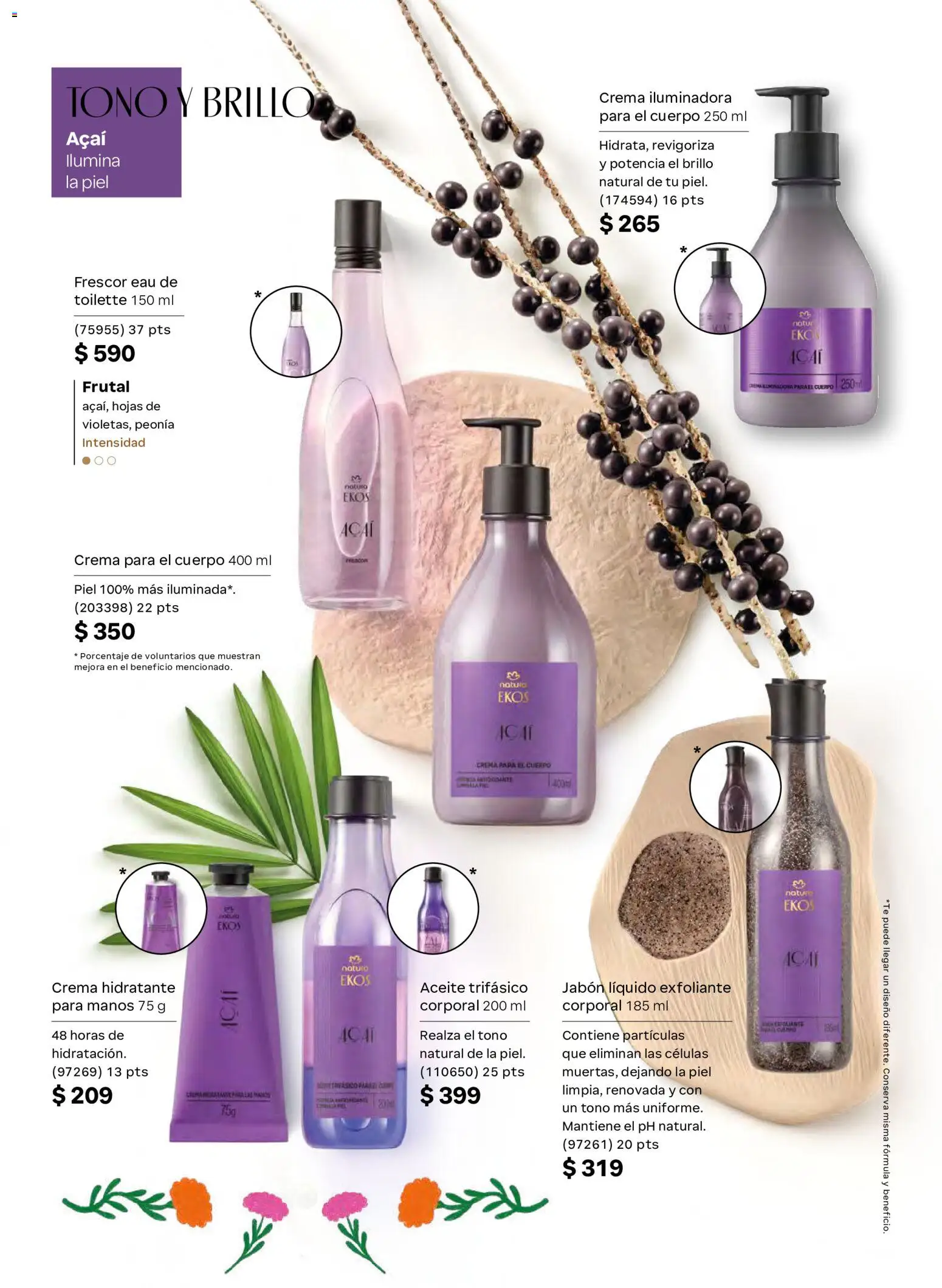 Nuevas ofertas de Natura válidas en toda la República Mexicana desde el 02/10/2026. ¡Encuentra las mejores ofertas en Natura campaña  15 2026! | Página: 112 | Productos: Jabón líquido, Brillo, Eau de toilette, Jabón