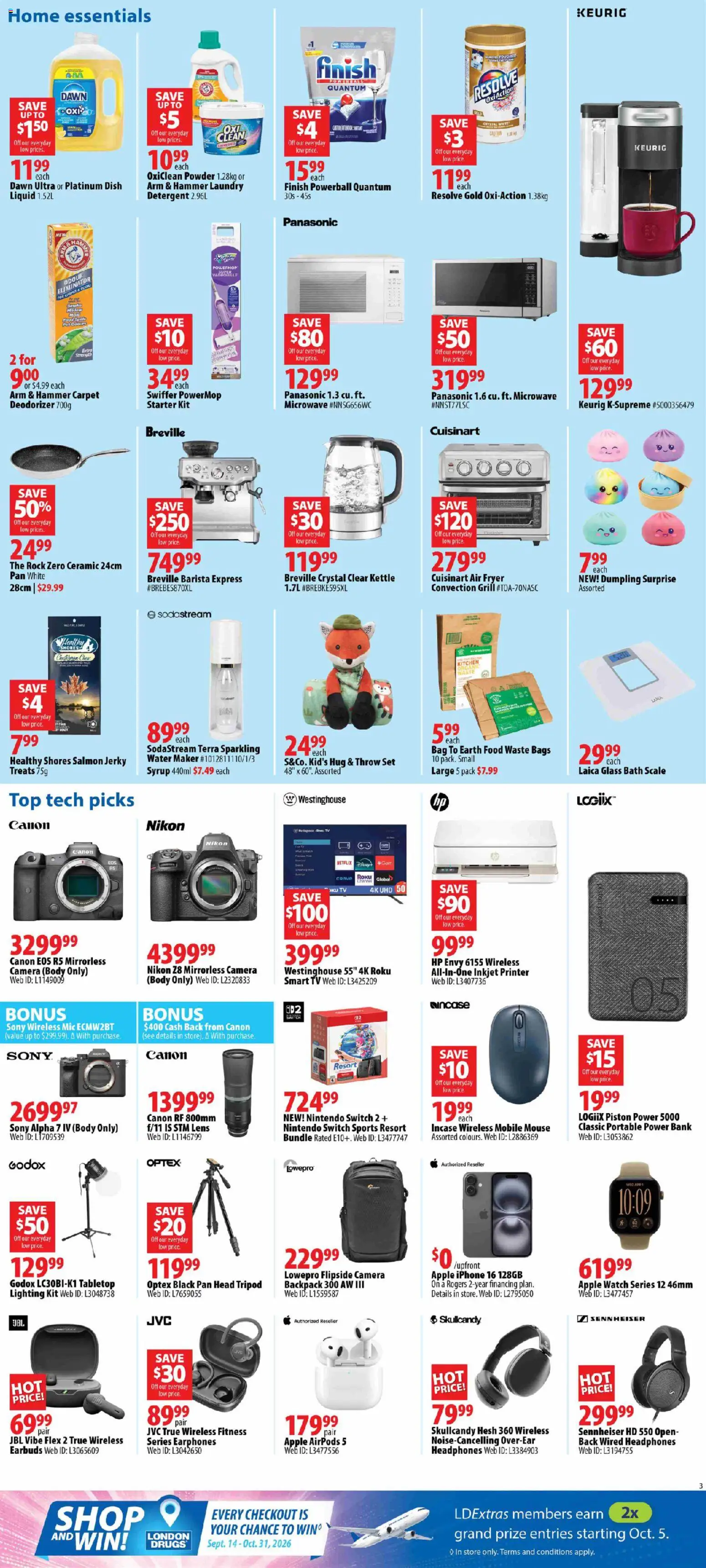 London Drugs flyer valid from Oct 23, 2026 | Page: 3