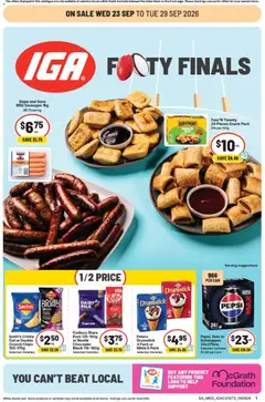 Preview of IGA catalogue Leabrook - valid from 23/09/2026