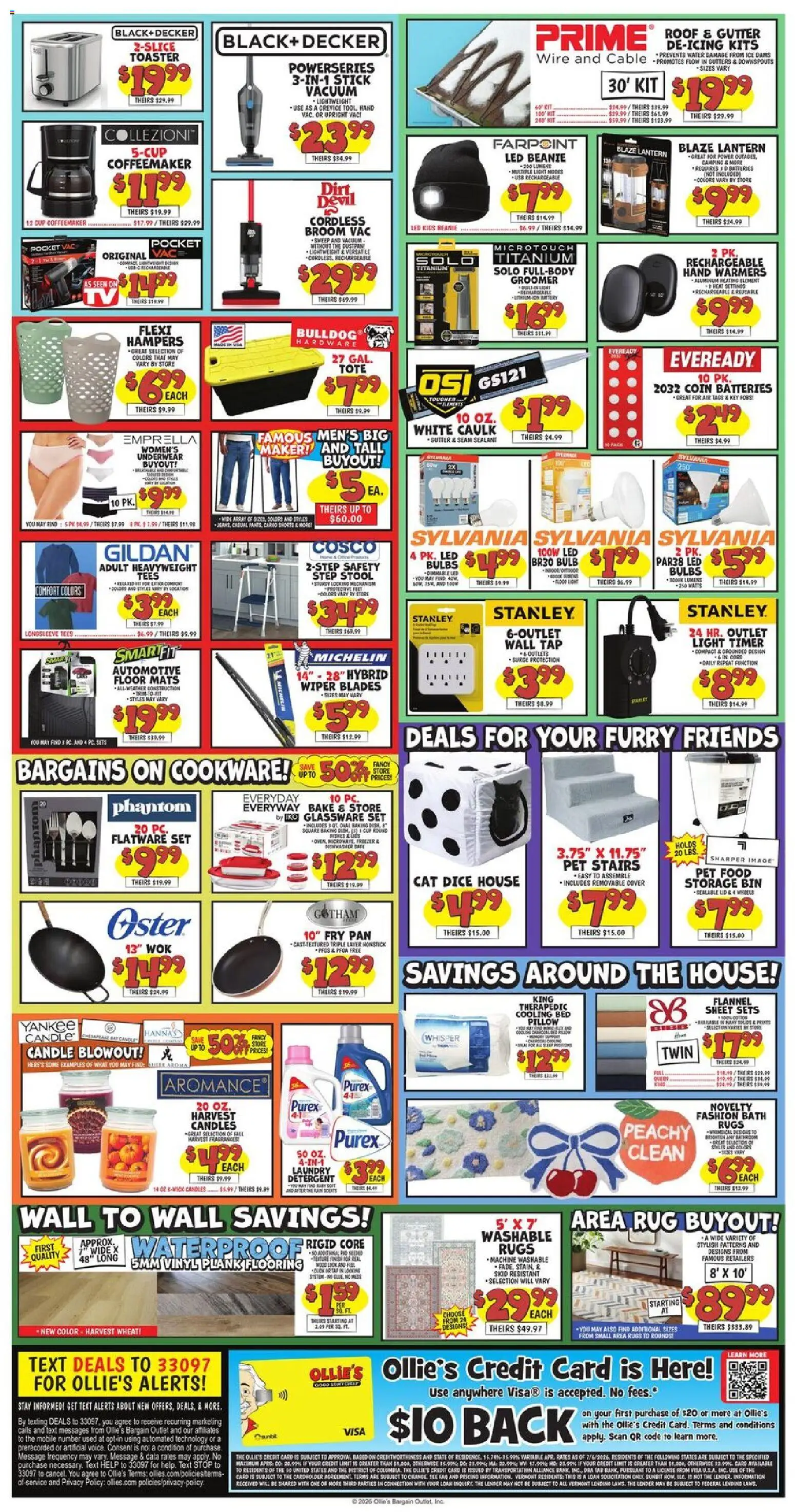 Ollie's Ad - valid from 09/30/2026 | Page: 2 | Products: Sealant, Toaster, Pan, Sheet