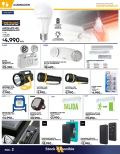 Construmart Ofertas válido desde el 30.06.2026 | Página: 2 | Productos: Proyector, Lámpara, Farol, Linterna