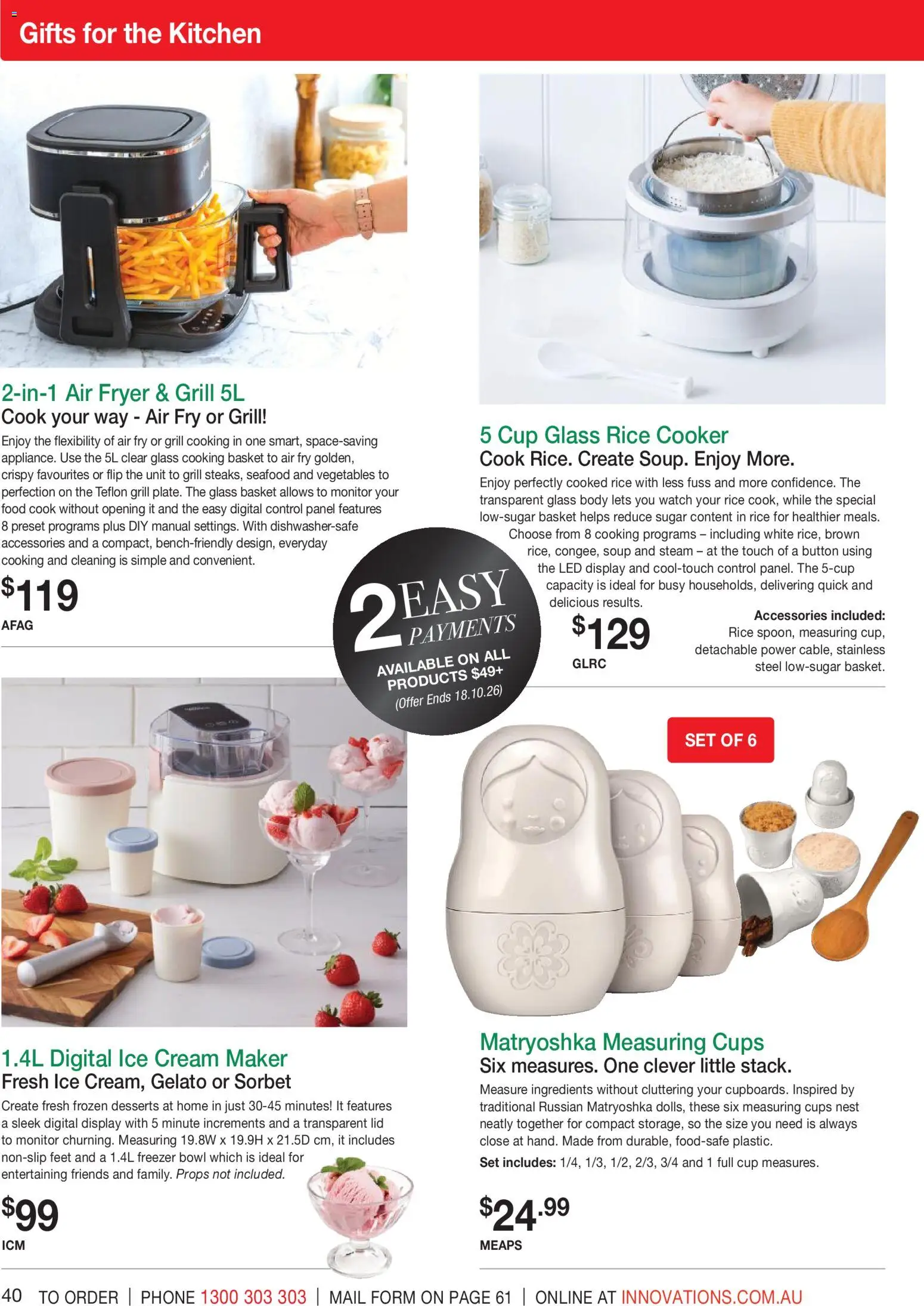 Innovations catalogue - valid from 23/09/2026 | Page: 40 | Products: Basket, Ingredients, Seafood, Rice cooker
