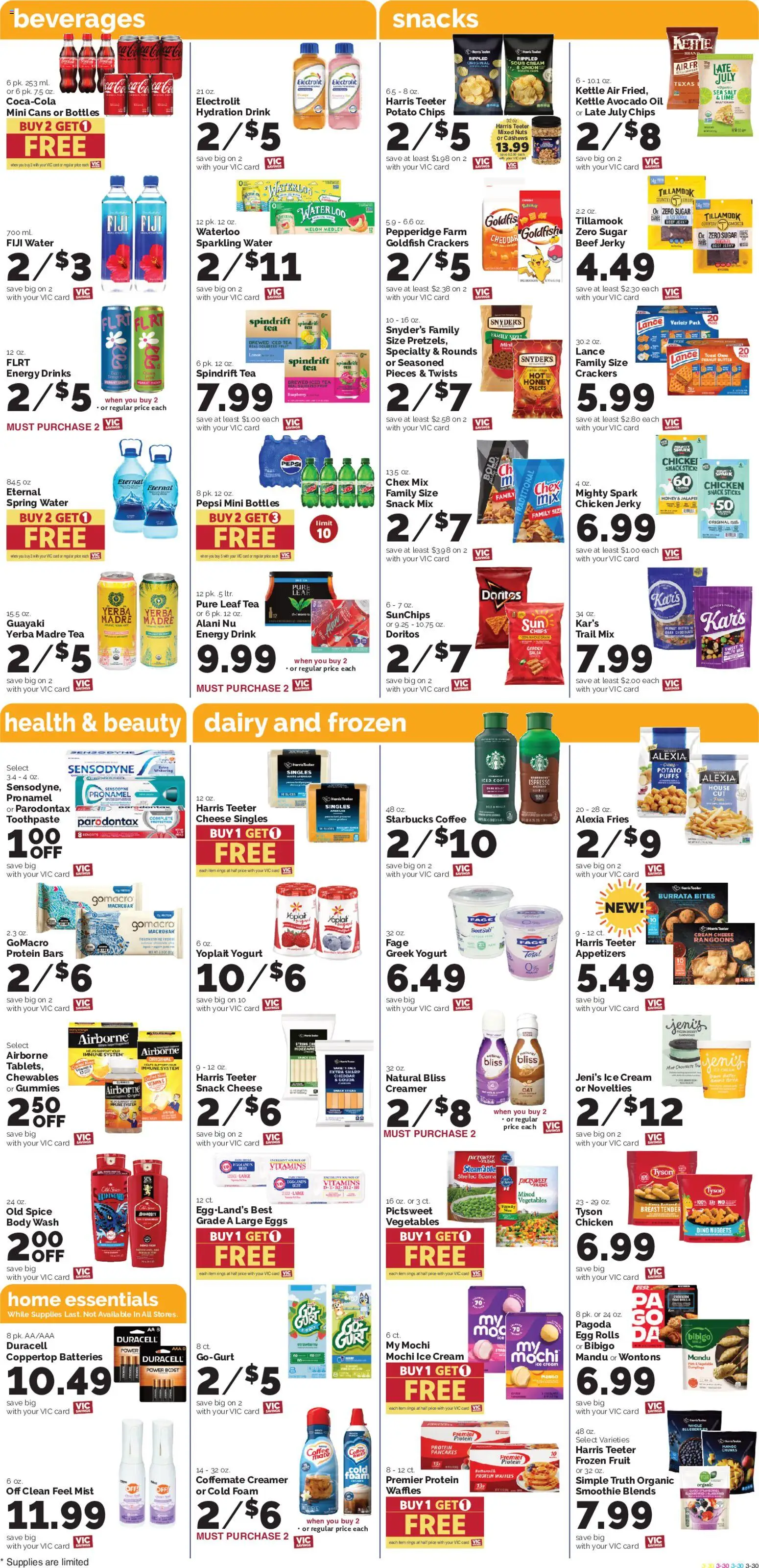 Harris Teeter Weekly Ad - NC - valid from 17.06.2026 | Page: 8 | Products: Butter, Rice, Sour cream, Sugar