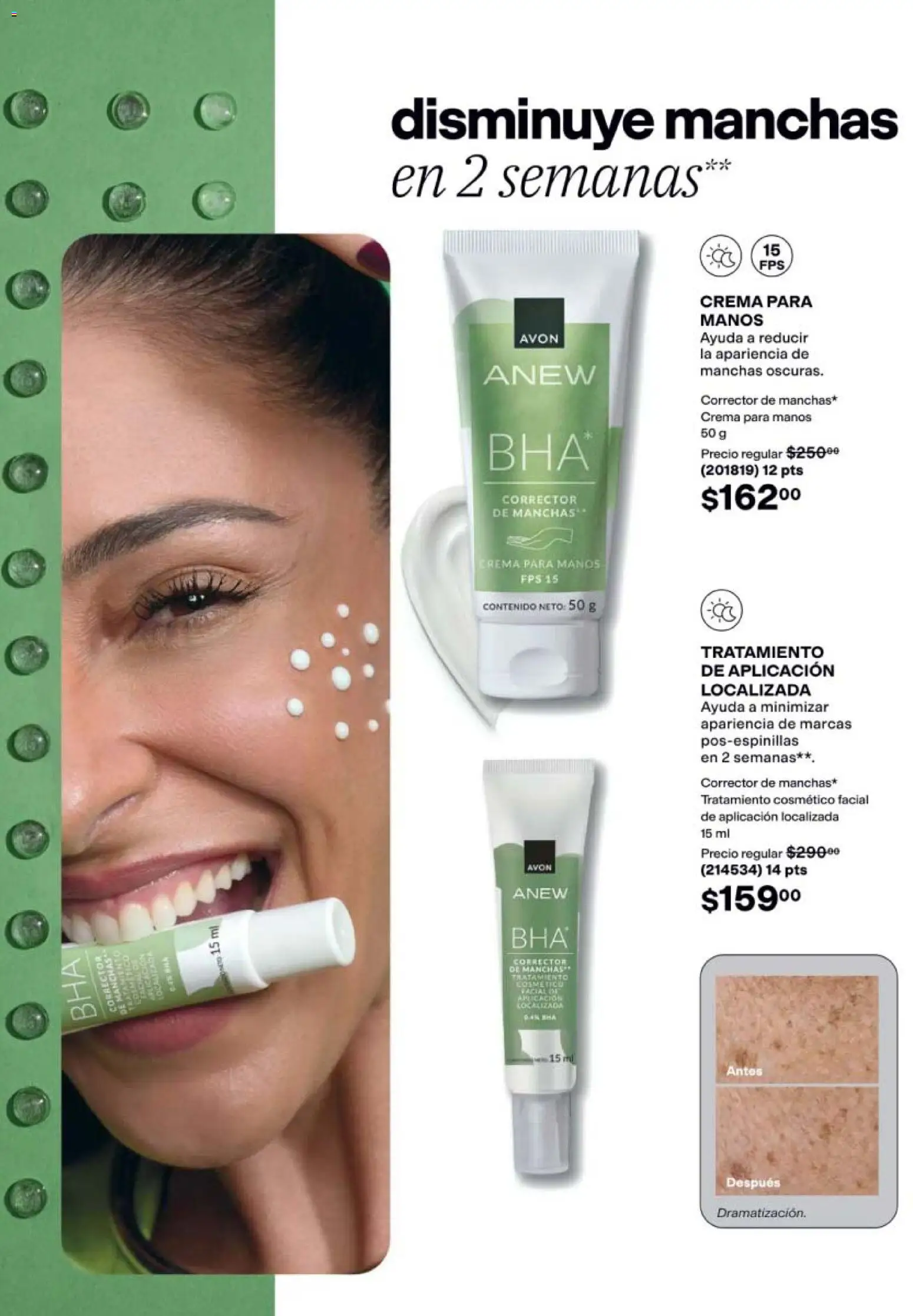 Nuevas ofertas de AVON válidas en toda la República Mexicana desde el 21/08/2026. ¡Encuentra las mejores ofertas en AVON campaña 13 2026! | Página: 113 | Productos: Crema, Corrector