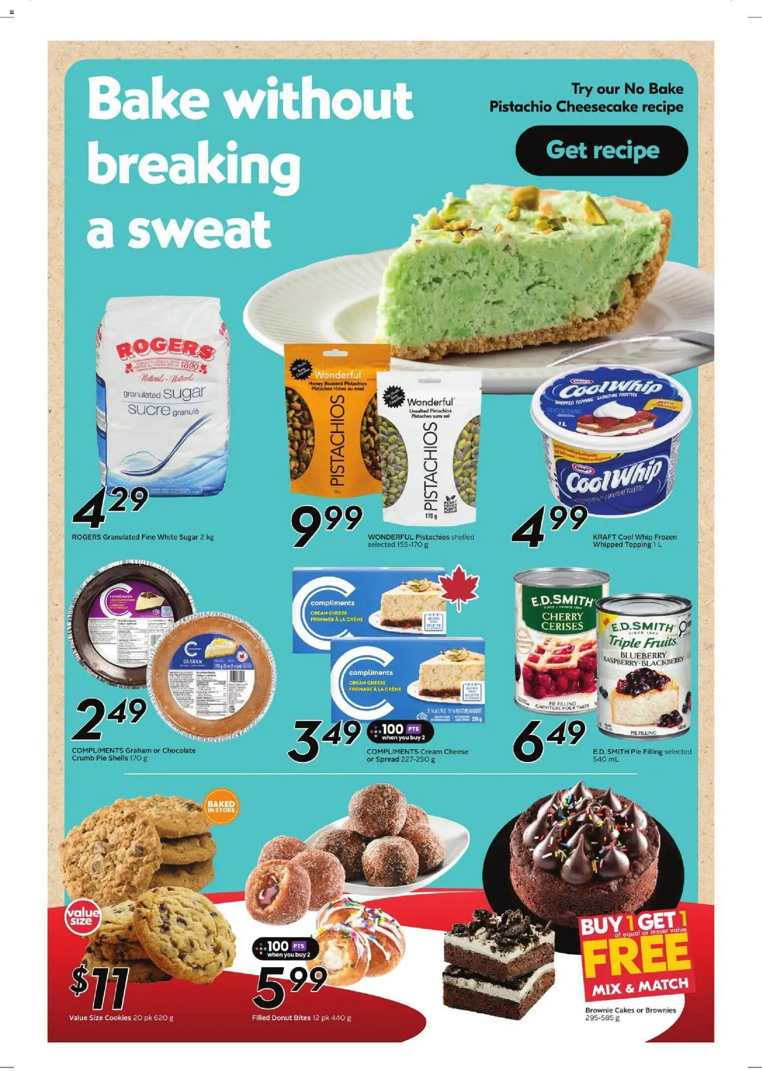 Safeway flyer valid from Jul 16, 2026 | Page: 18 | Products: Cookies, Granulated sugar, Honey, Spread