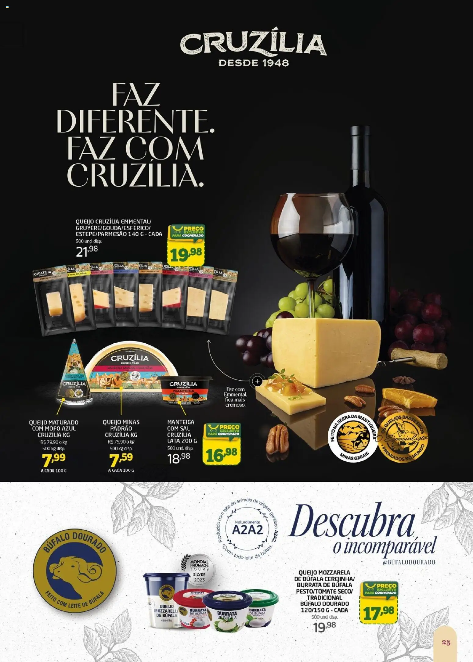 Cooper Folheto - válido de 27.05.2026 | Página: 25 | Produtos: Leite, Manteiga, Queijo, Sal