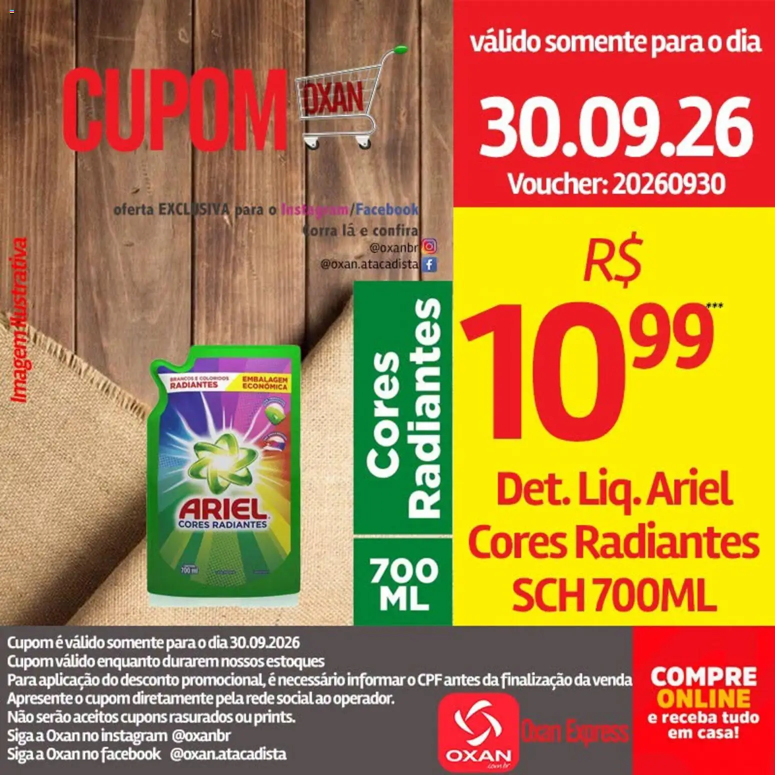 Oxan Atacadista Folheto - válido de 30/09/2026 | Página: 12 | Produtos: Ariel