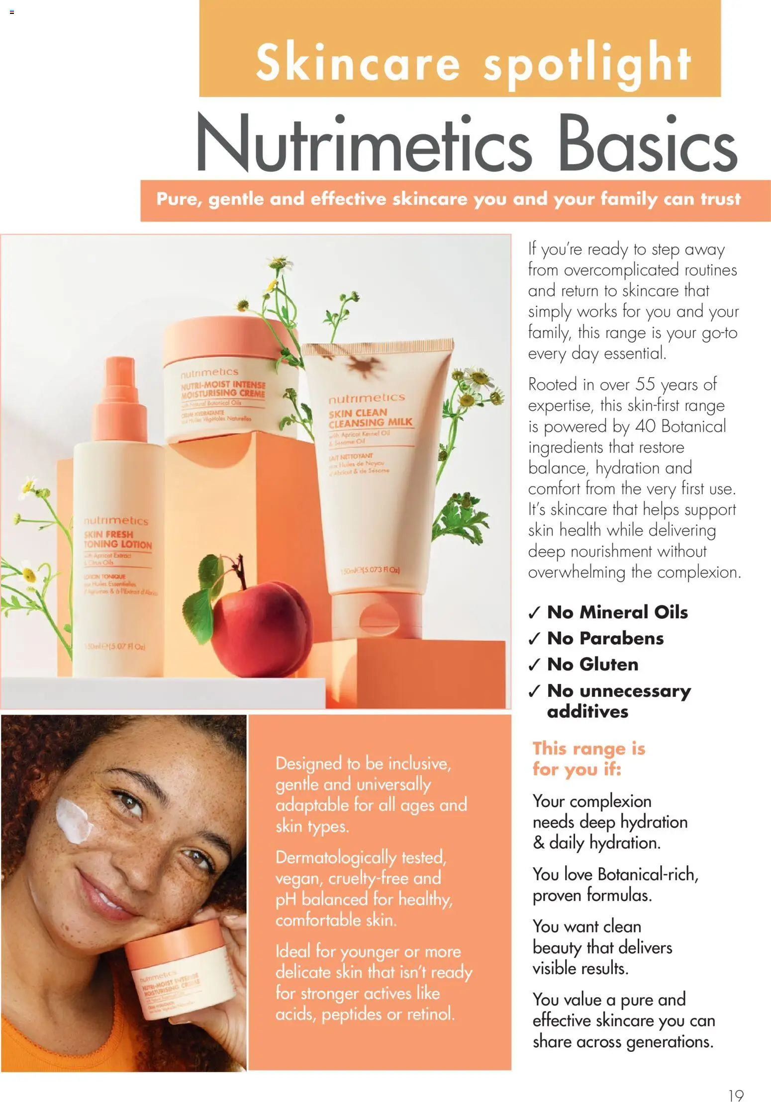 Nutrimetics catalogue - valid from 26.05.2026 | Page: 19 | Products: Milk, Oil, Lotion