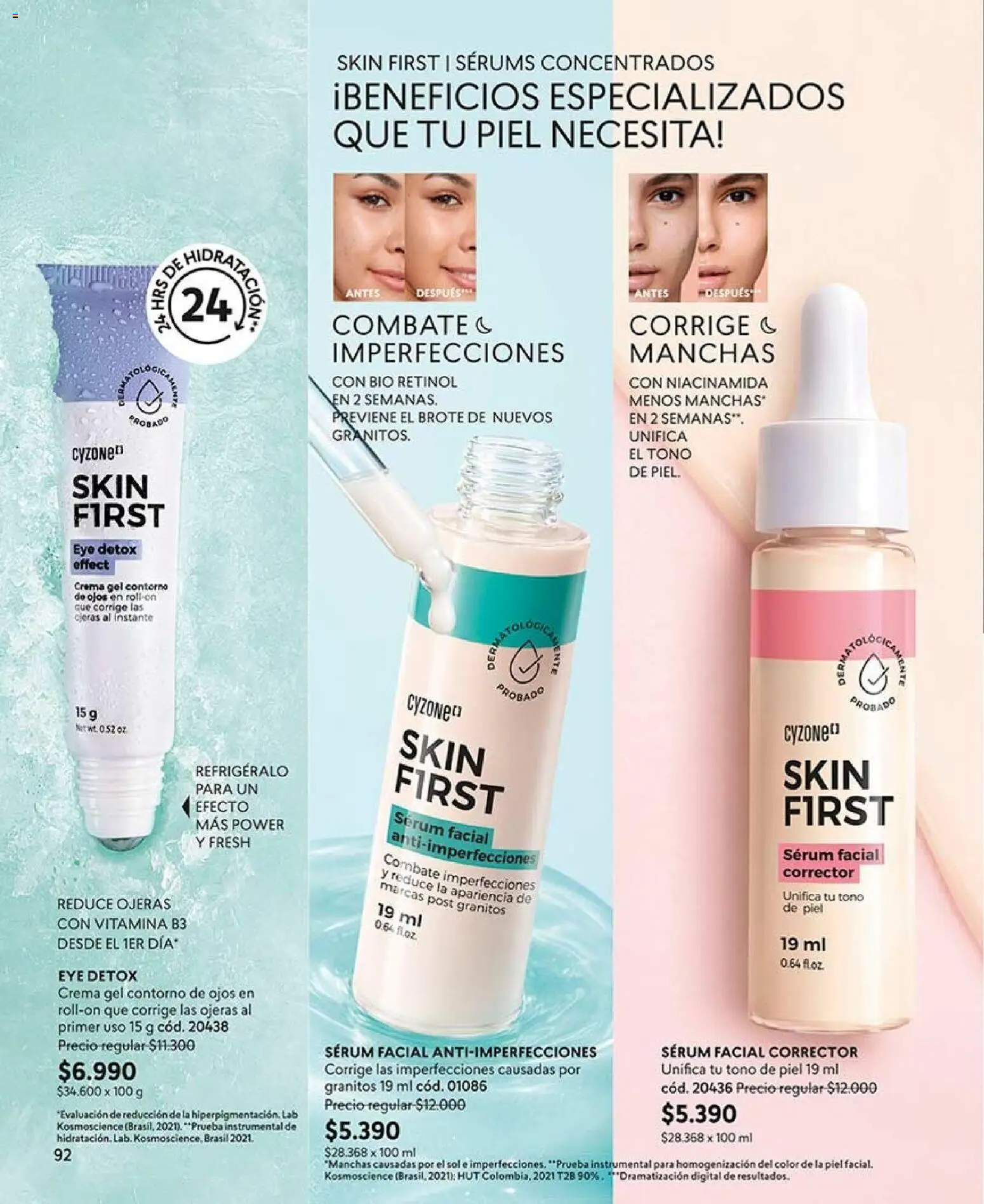Catálogo CyZone Campaña 12 │ válido desde el 06.07.2026 | Página: 96 | Productos: Contorno, Crema, Contorno de ojos, Serum