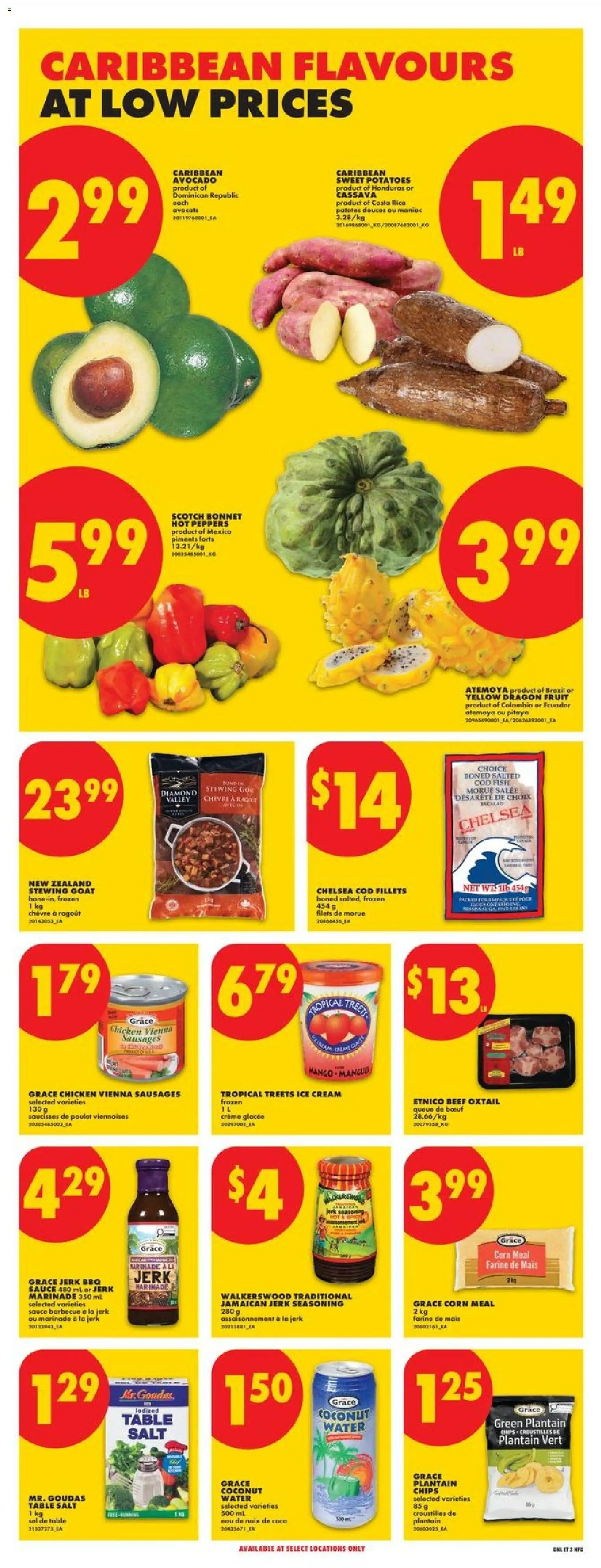 No Frills flyer valid from Oct 1, 2026 | Page: 19 | Products: Beef, Corn, Sweet potatoes, Ice