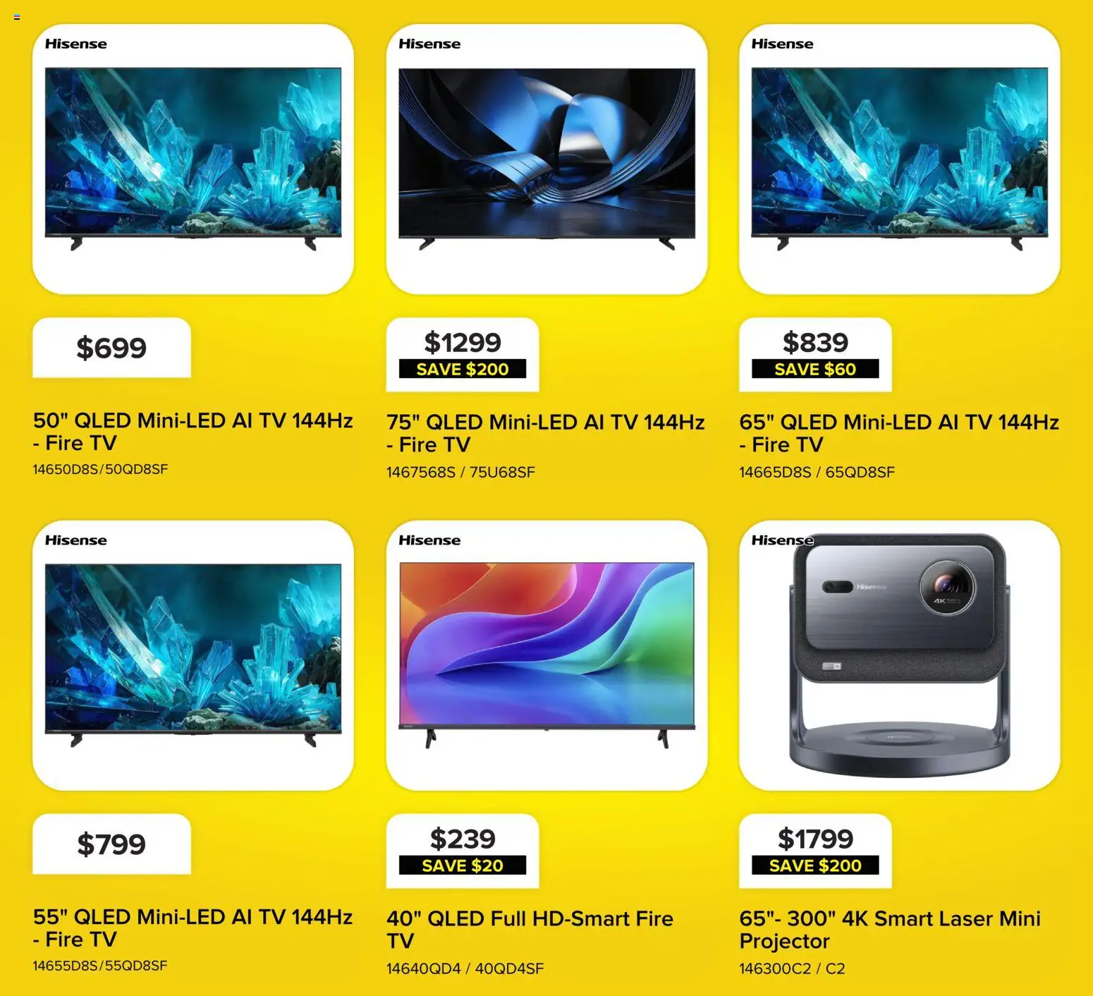Leon's flyer valid from Oct 1, 2026 | Page: 8 | Products: Tv