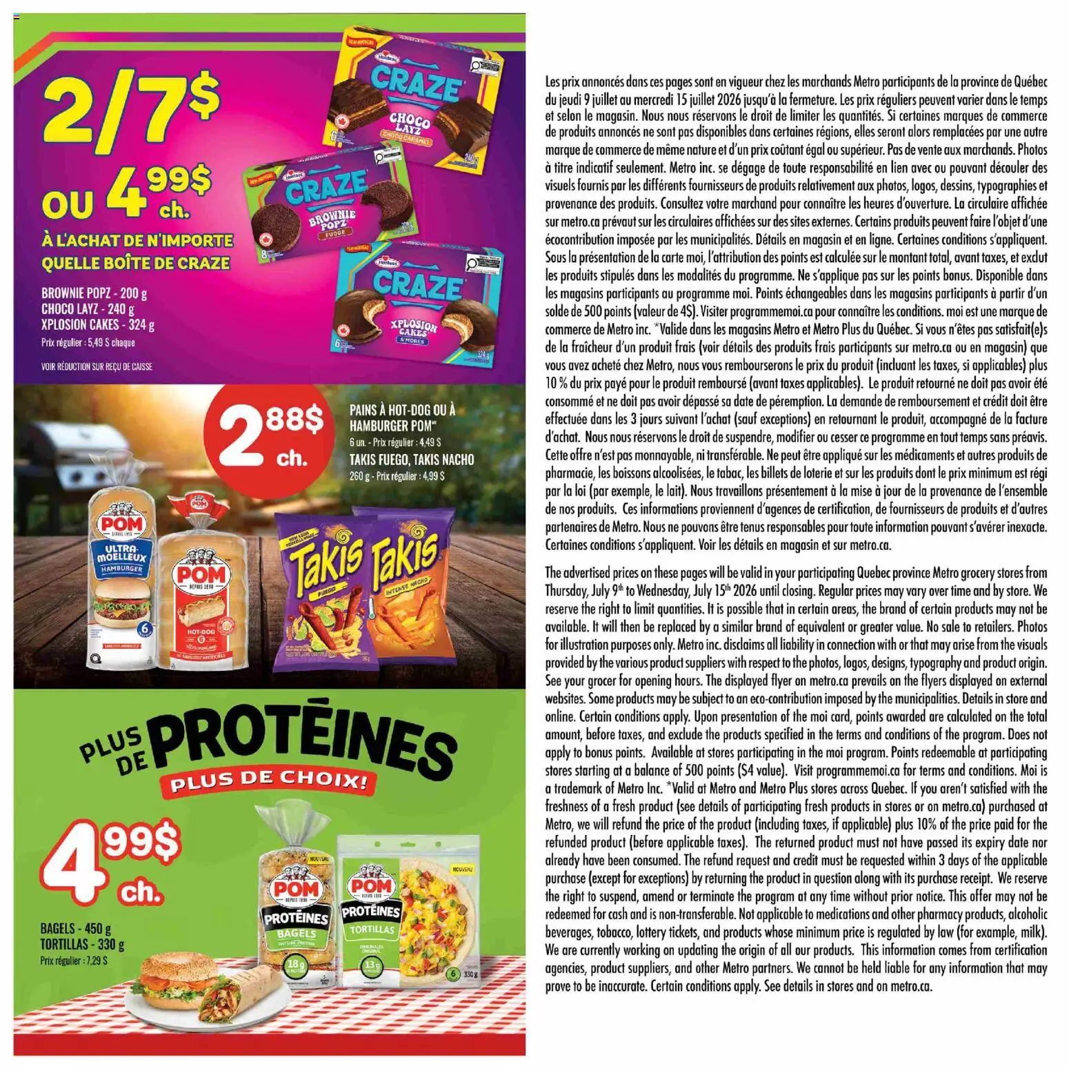 Metro flyer valid from Jul 9, 2026 | Page: 23