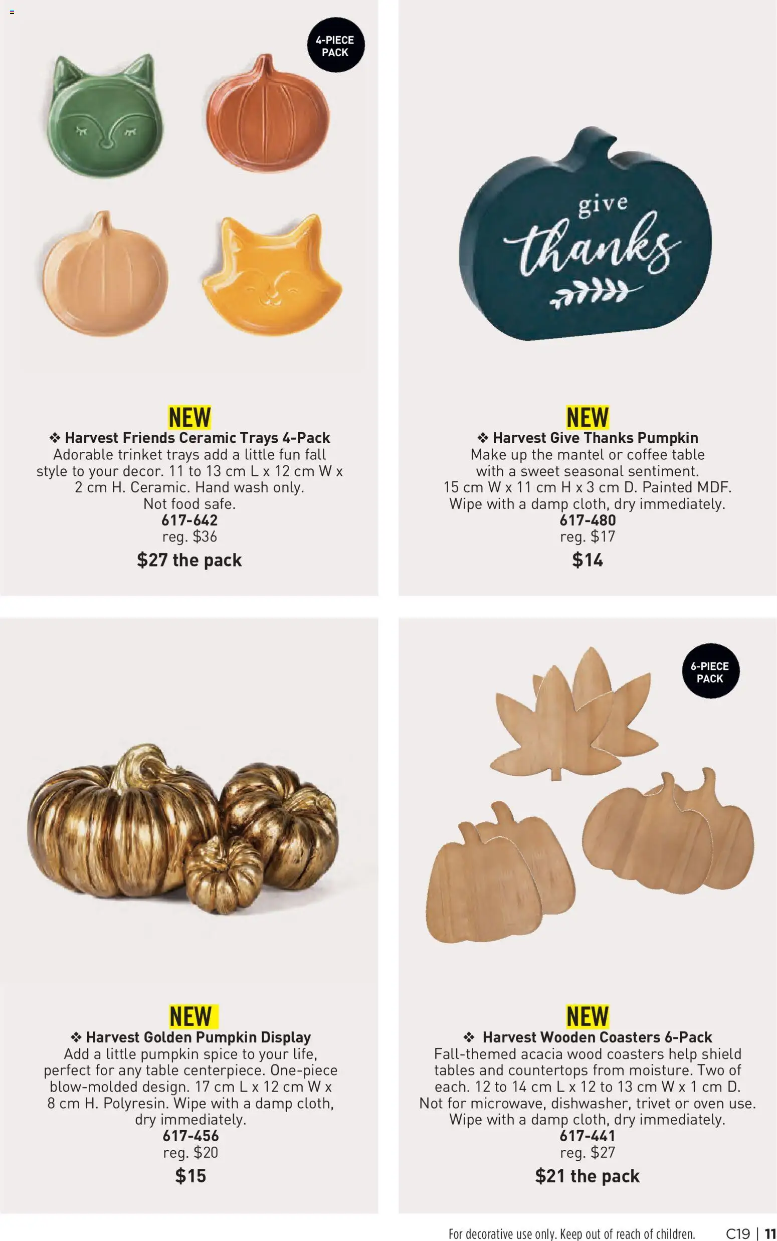 Avon flyer valid from Sep 9, 2026 | Page: 11 | Products: Coffee table, Table, Coffee, Pumpkin