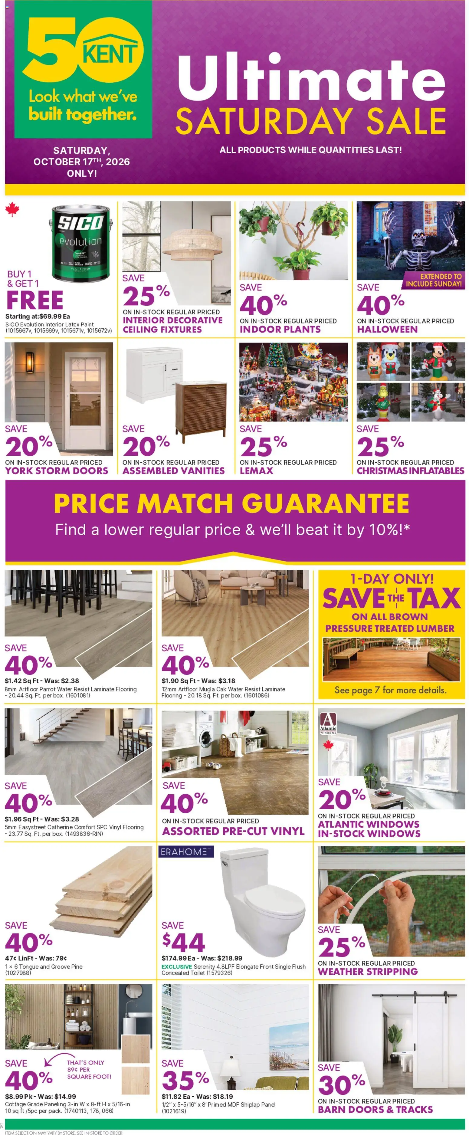 Kent flyer valid from Oct 15, 2026 | Page: 1