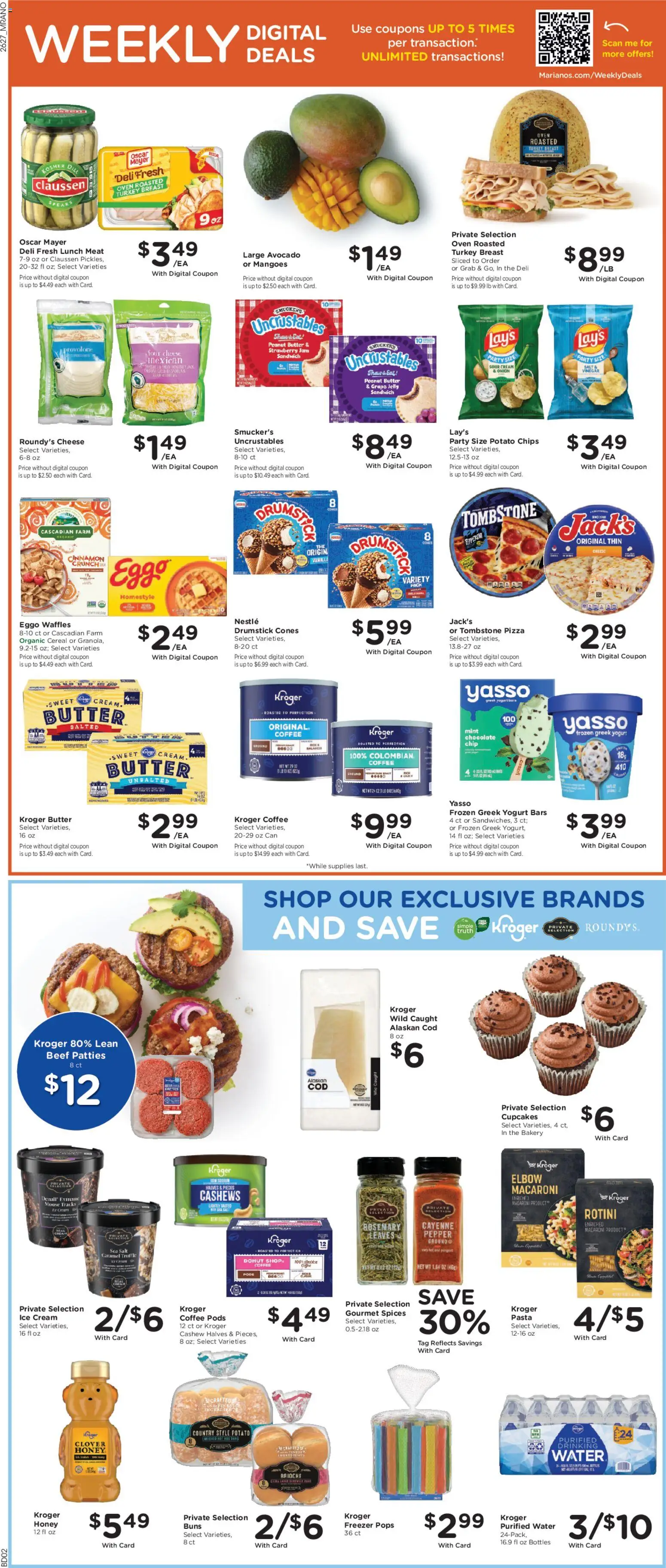Mariano's Weekly Ad - valid from 08/05/2026 | Page: 6 | Products: Vinegar, Avocado, Water, Oven