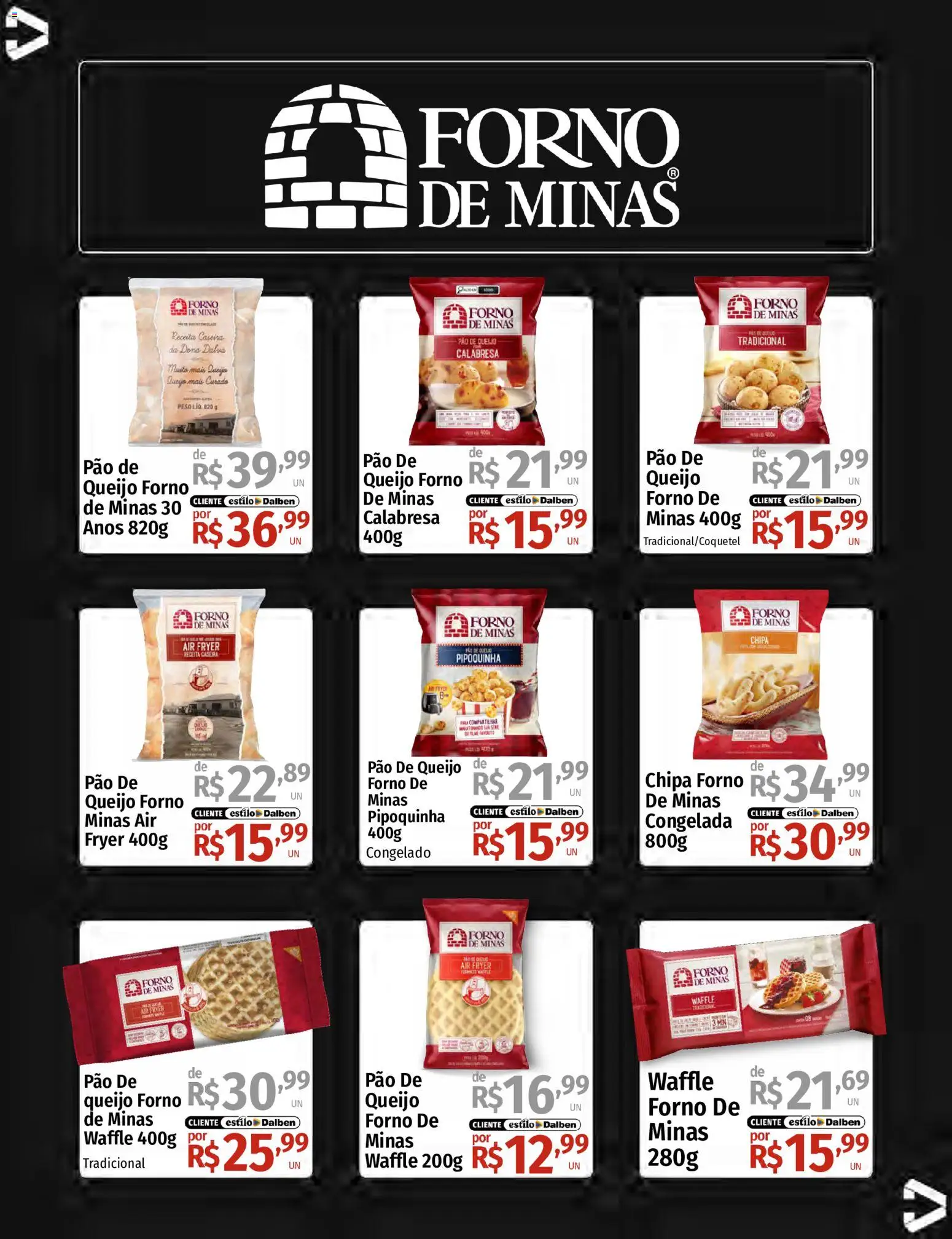 Supermercado Dalben Folheto - válido de 18.05.2026 | Página: 25 | Produtos: Forno, Air fryer, Queijo, Pão