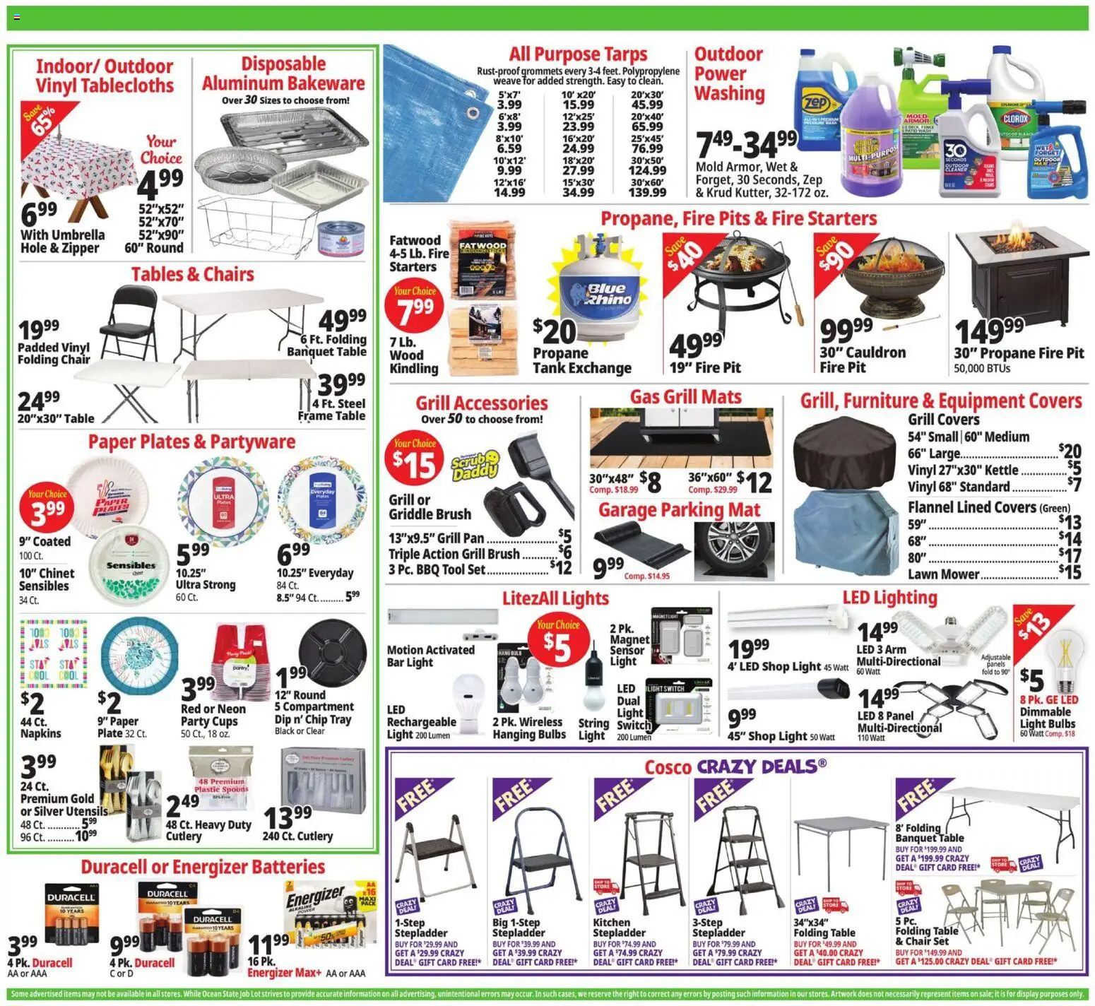 Ocean State Job Lot Weekly Ad - valid from 04.06.2026 | Page: 10 | Products: Brush, Umbrella, Grill, Kettle