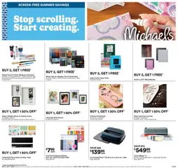 Preview of Michaels weekly ads valid from 06/26/2026