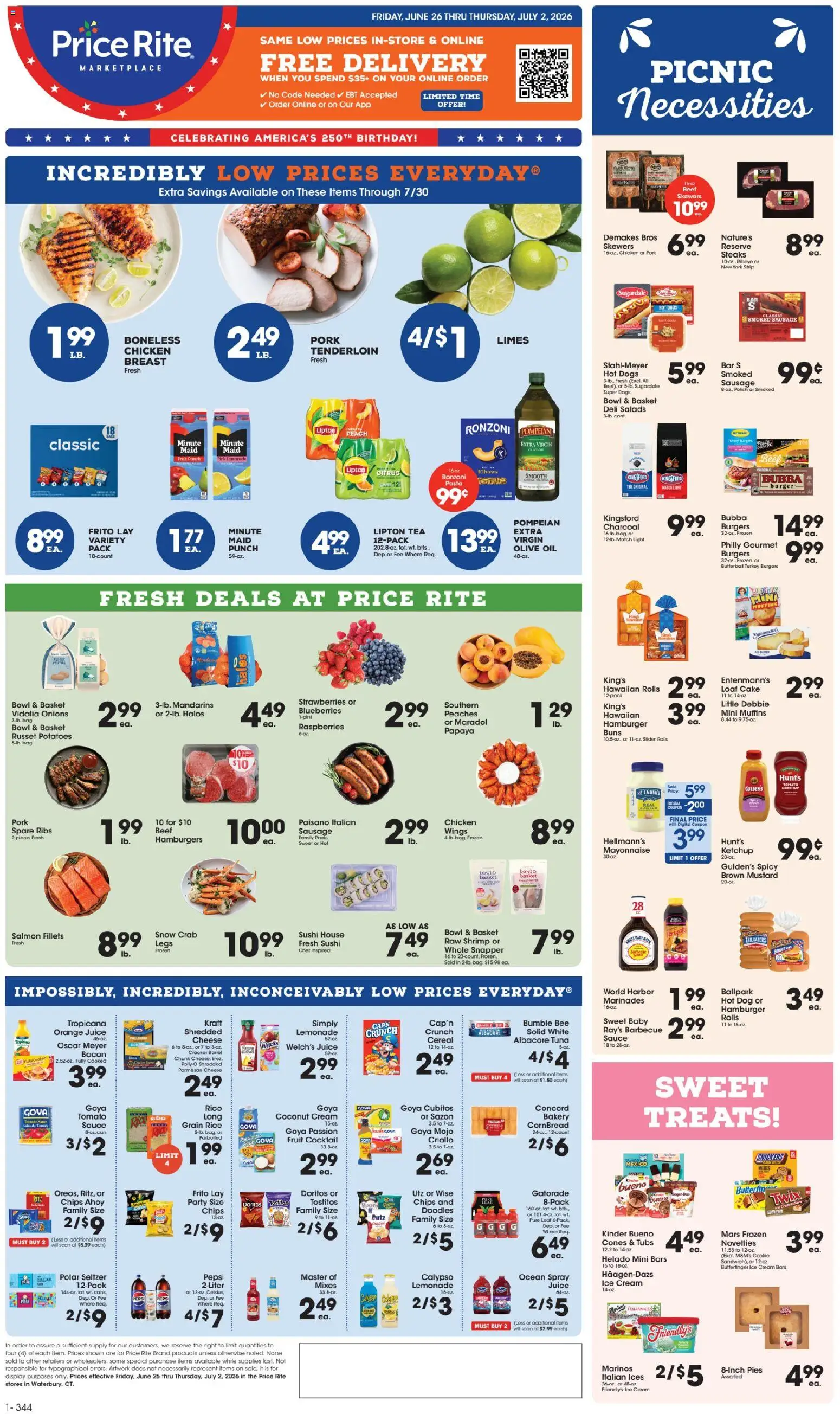 Price Rite Weekly Ad - valid from 06/26/2026 | Page: 1