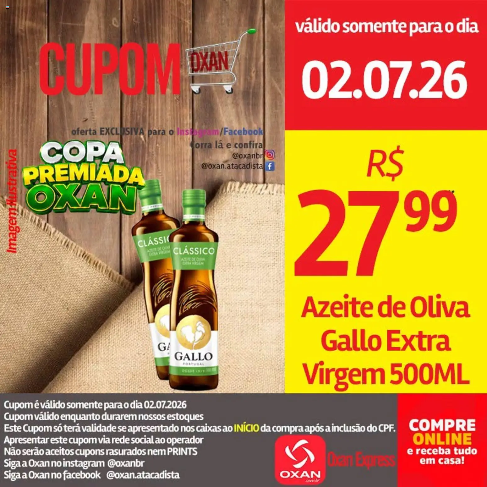 Oxan Atacadista Folheto - válido de 02/07/2026 | Página: 5 | Produtos: Copa, Azeite