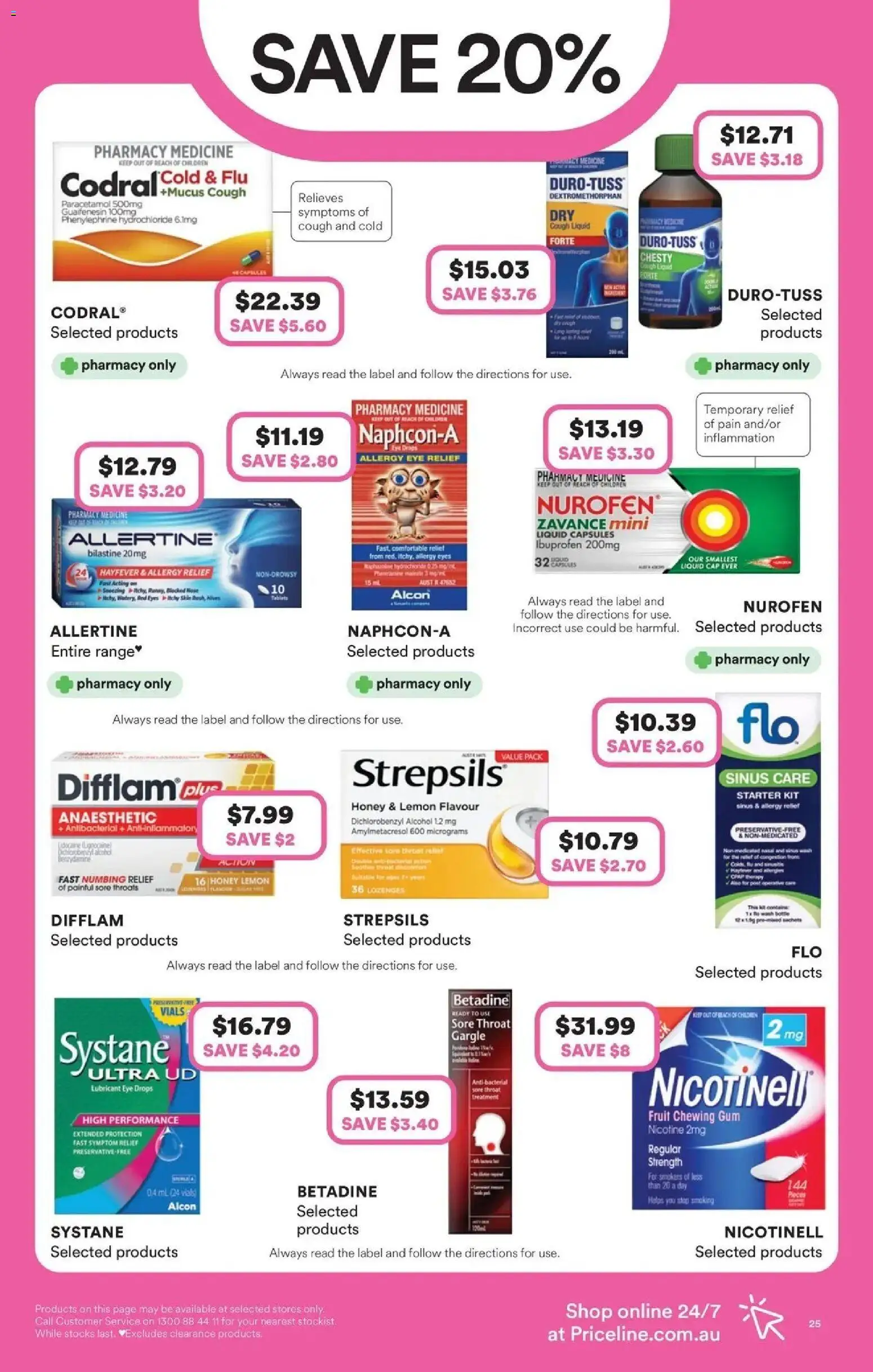 Priceline Pharmacy catalogue - valid from 27/08/2026 | Page: 25 | Products: Alcohol, Gum, Capsules, Lubricant
