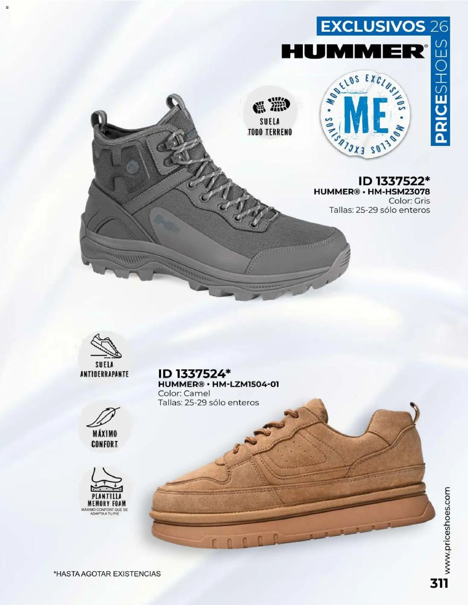 Nuevas ofertas de Price Shoes válidas en toda la República Mexicana desde el 01/10/2026. ¡Encuentra las mejores ofertas en Price Shoes catálogo Exclusivos! | Página: 311