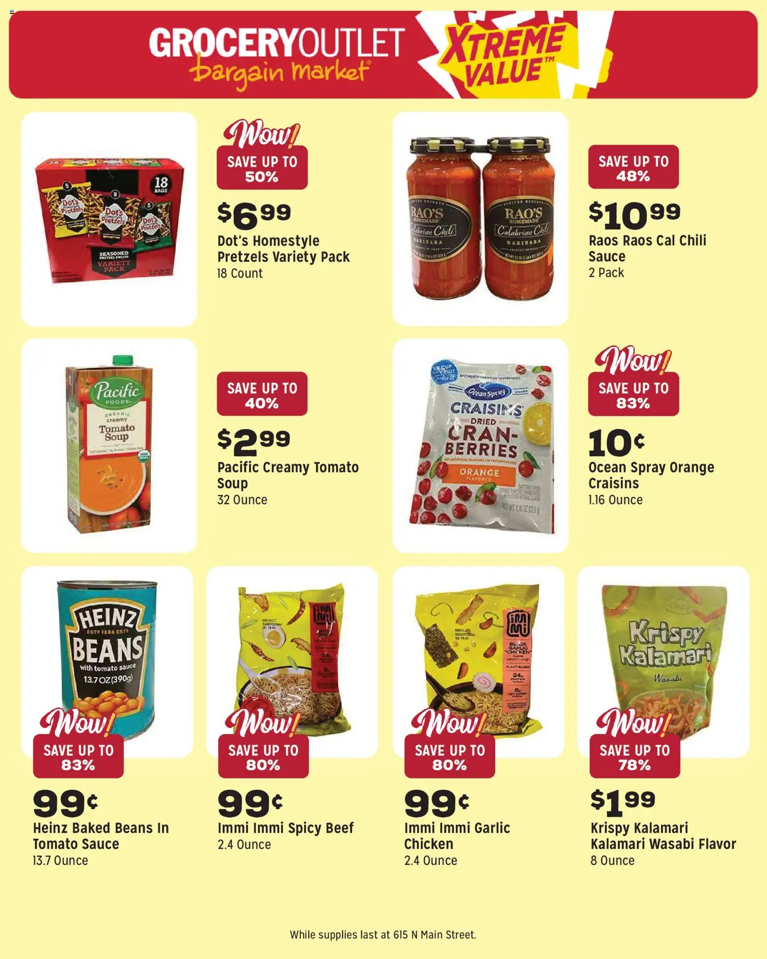 Grocery Outlet Weekly Ad - ID - valid from 03.06.2026 | Page: 10 | Products: Berries, Beef, Sauce, Garlic