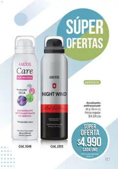 Vista previa Catálogo Amodil Campaña 9 válido desde el 05.05.2026 | Página: 87 | Productos: Peso, Desodorante, Antitranspirante