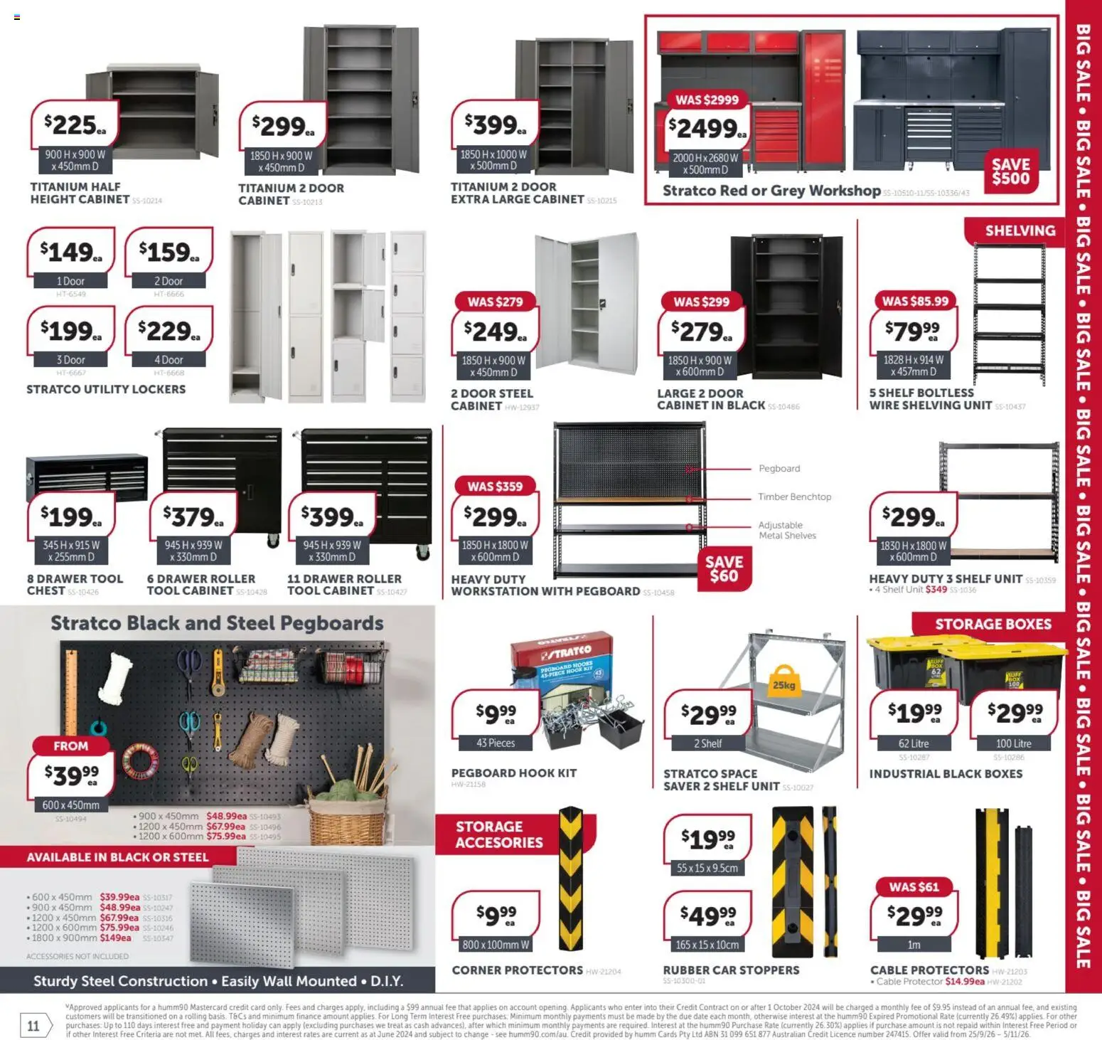 Stratco catalogue - valid from 25/09/2026 | Page: 11 | Products: Shelf, Door, Accessories, Date
