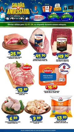 Bramil Supermercados ofertas do Dia - Pré-Visualização do folheto da loja Bramil Supermercados, válido de 15/07/2026
