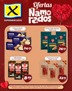 X Supermercados ofertas Dia dos Namorados - Pré-Visualização do folheto da loja X Supermercados, válido de 09.06.2026