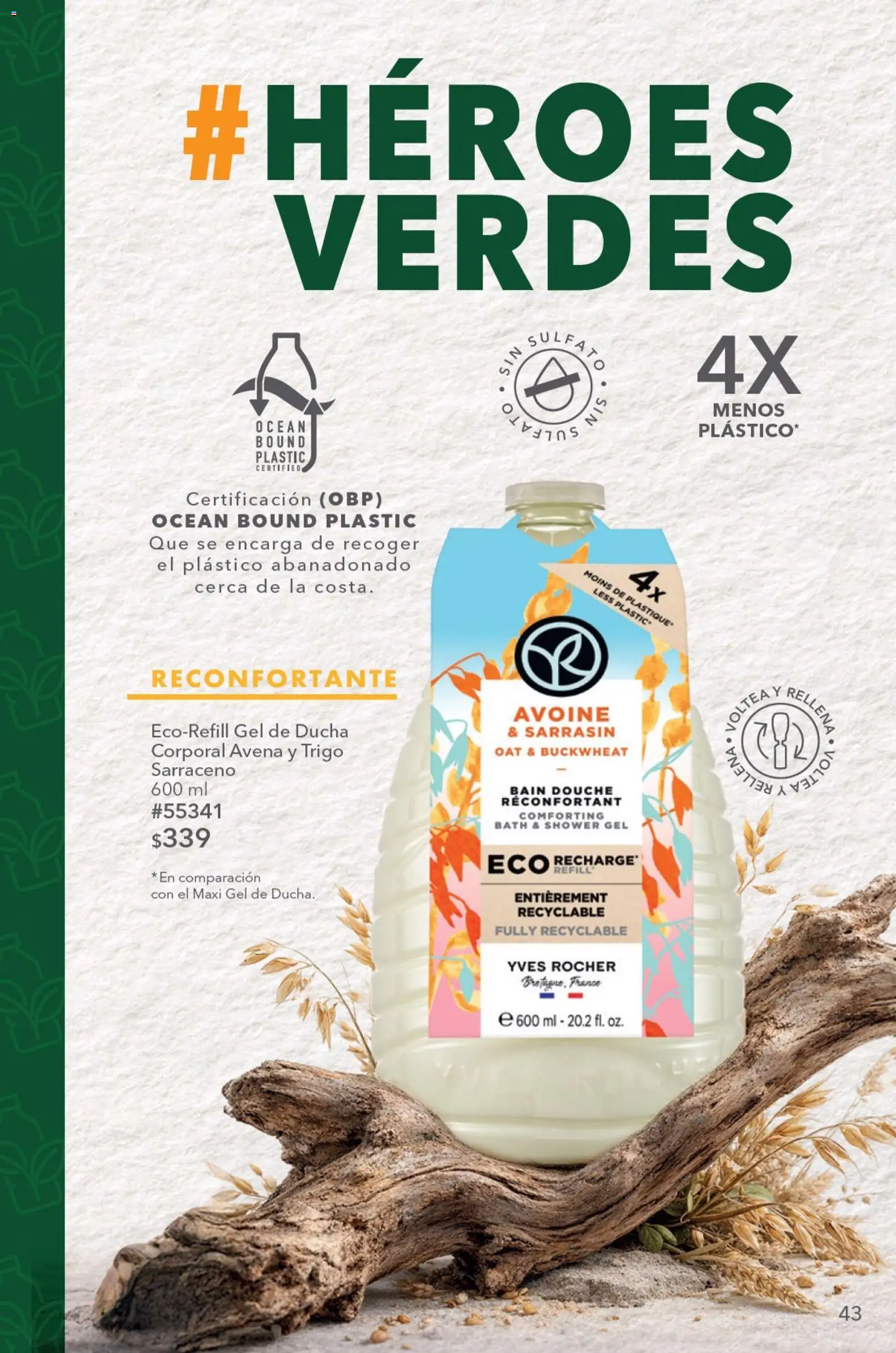 Nuevas ofertas de Yves Rocher válidas en toda la República Mexicana desde el 23.06.2026. ¡Encuentra las mejores ofertas en Yves Rocher campaña 9 2026! | Página: 45