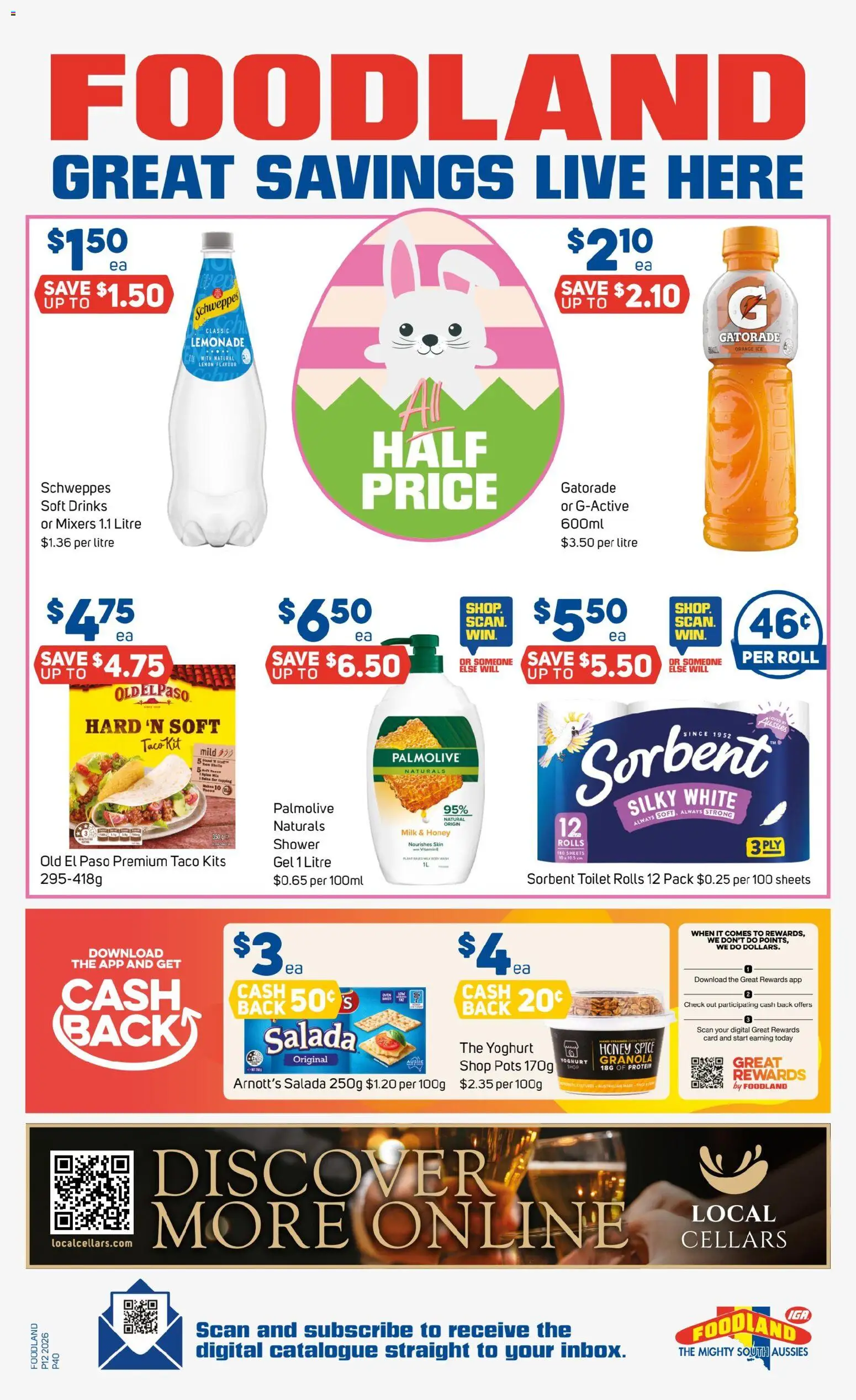 Foodland catalogue - valid from 18.03.2026 | Page: 40 | Products: Milk, Yoghurt, Digital, Vitamin
