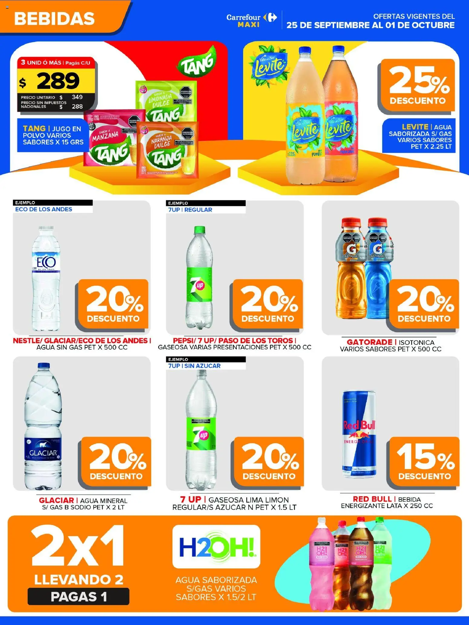 Carrefour Maxi catálogo │ válido desde el 25/09/2026 | Página: 2 | Productos: Azucar, Gin, Dulce, Agua saborizada