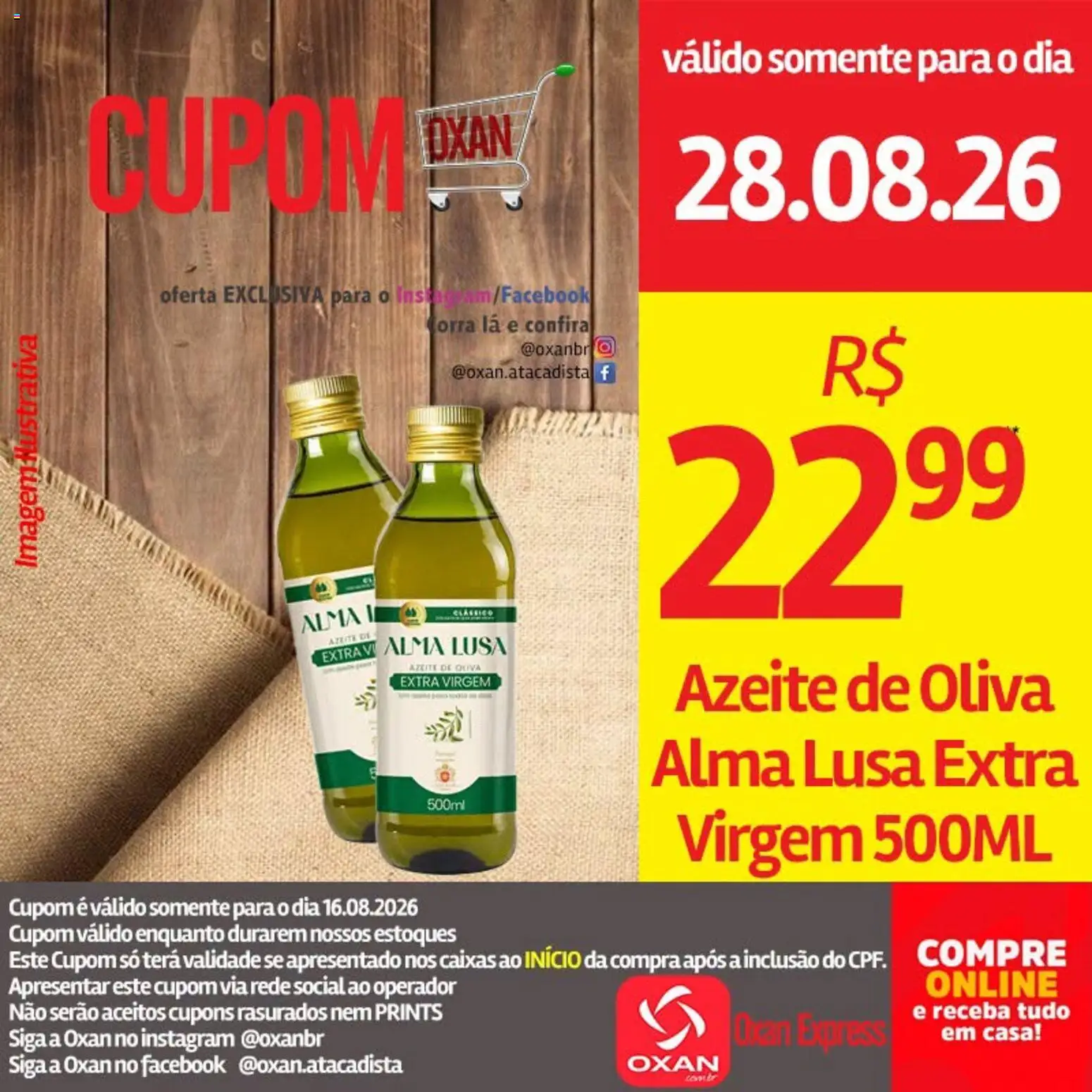 Oxan Atacadista Folheto - válido de 28/08/2026 | Página: 10 | Produtos: Azeite de oliva, Azeite