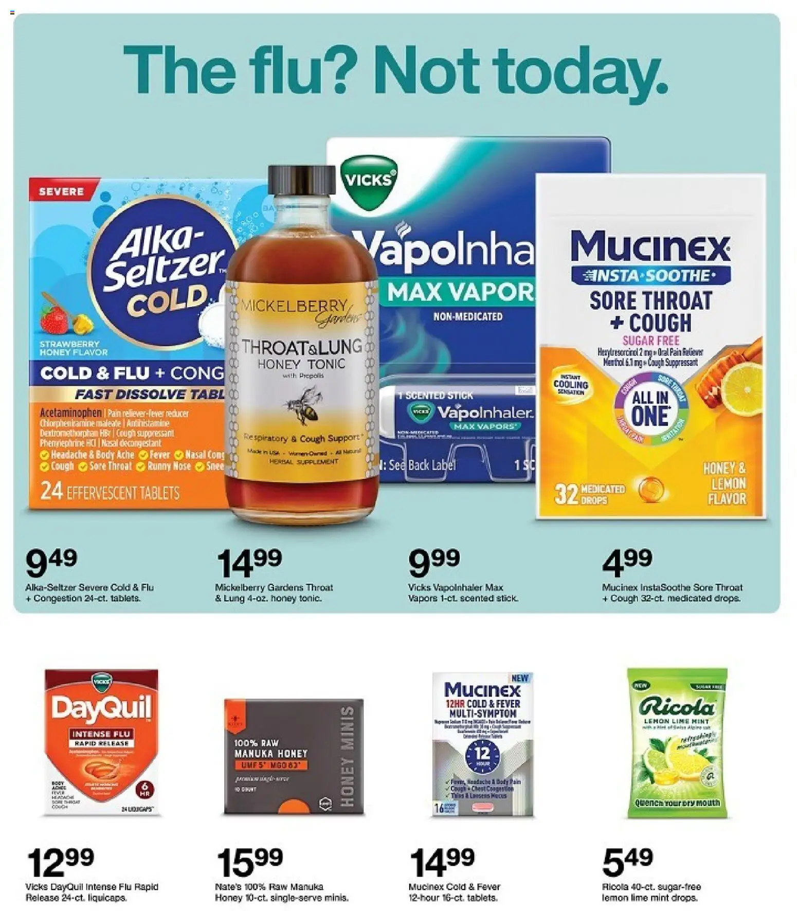 Target Weekly Ad - valid from 09/20/2026 | Page: 25 | Products: Effervescent tablets, Honey, Tonic, Lime