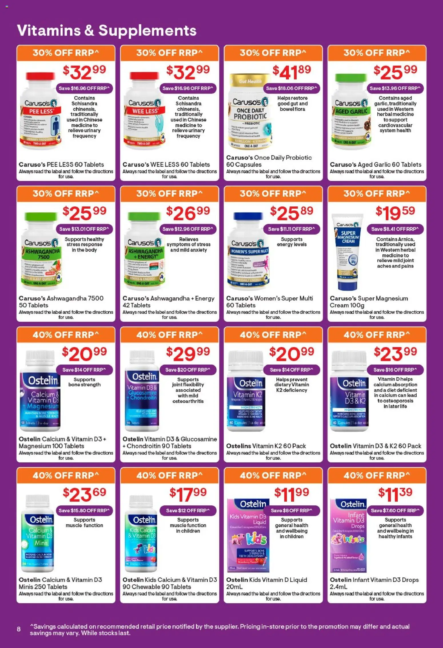 Discount Drug Stores catalogue - valid from 09/07/2026 | Page: 9 | Products: Cream, Garlic, Herbal, Vitamin