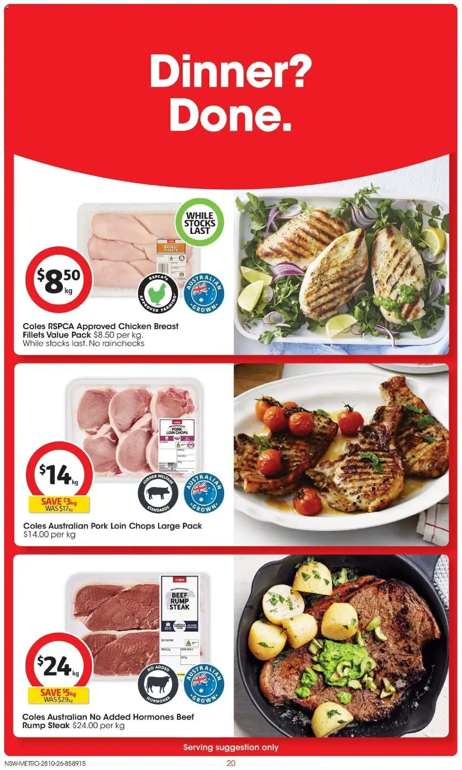 ﻿Coles catalogue valid from 28/10/2026 > Online Australia | Page: 20