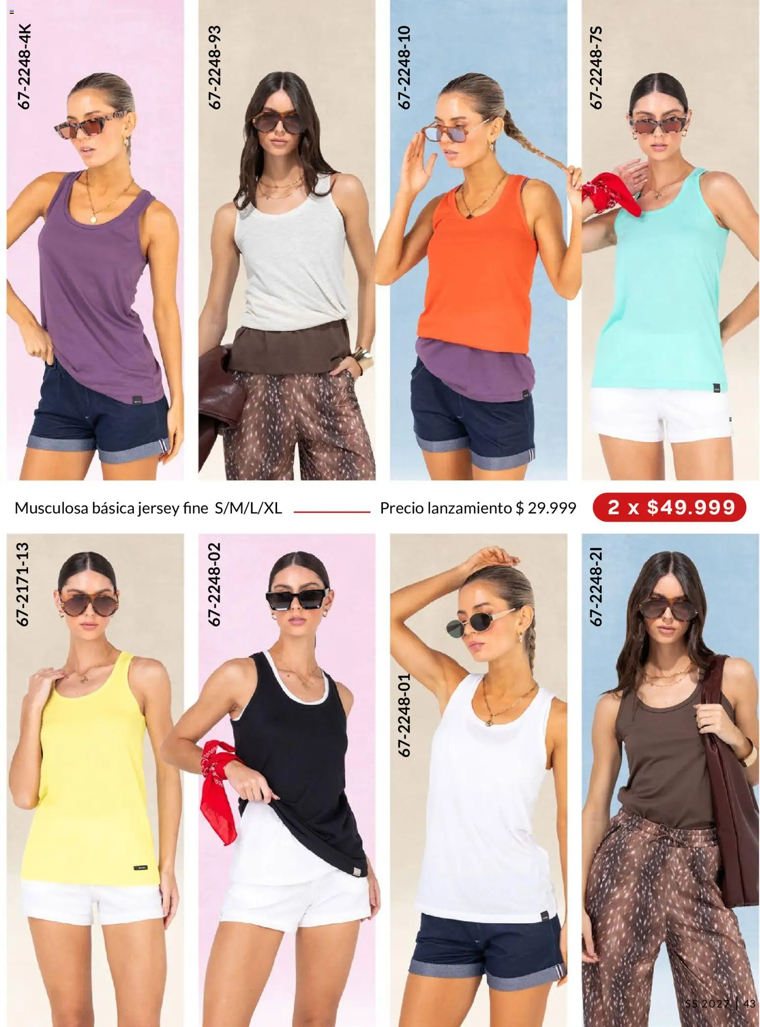 Vitnik - Mujer │ válido desde el 01/09/2026 | Página: 43 | Productos: Musculosa