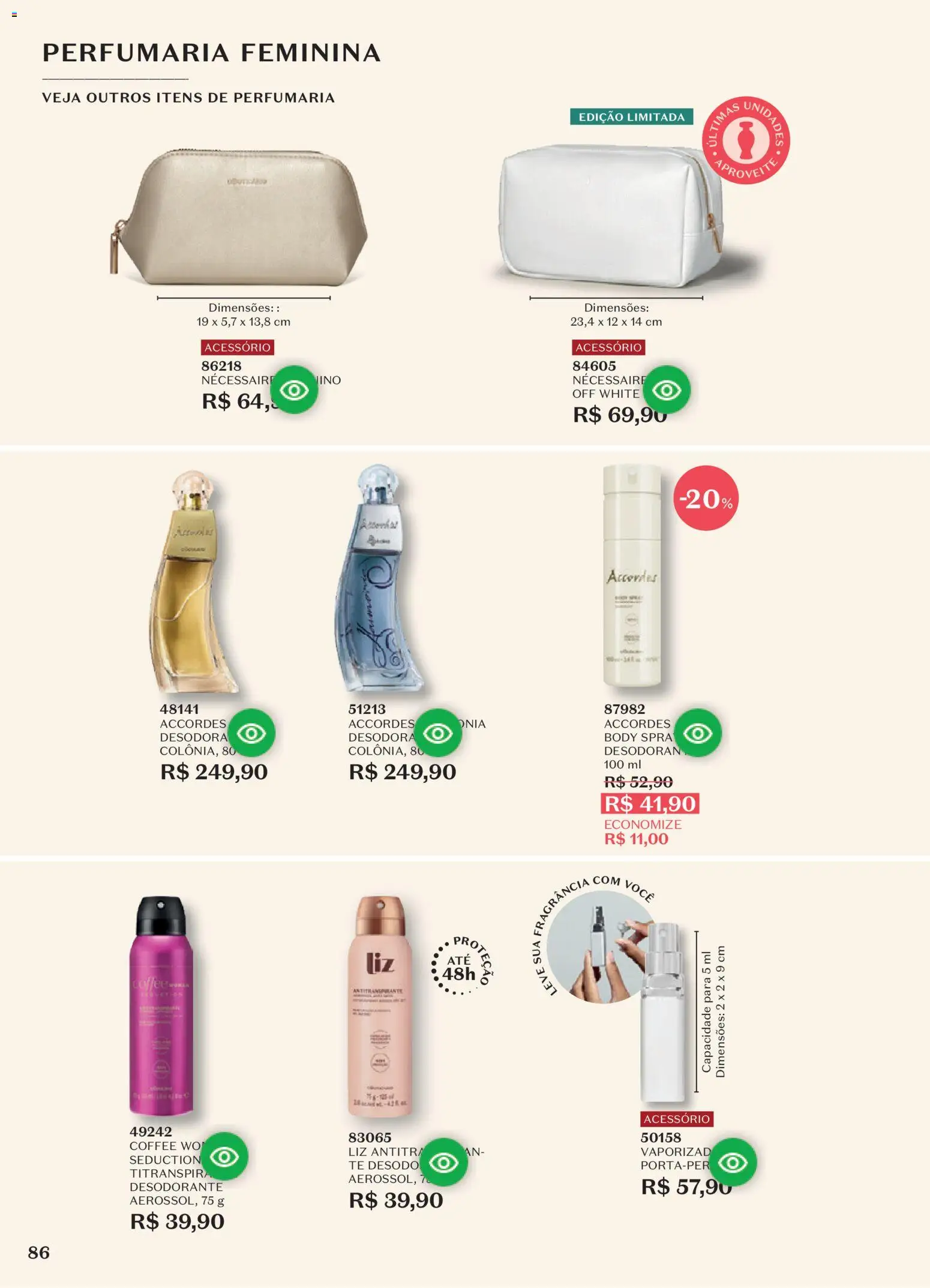 O Boticário Folheto - válido de 10/08/2026 | Página: 90 | Produtos: Fragrância, Desodorante, Necessaire, Body