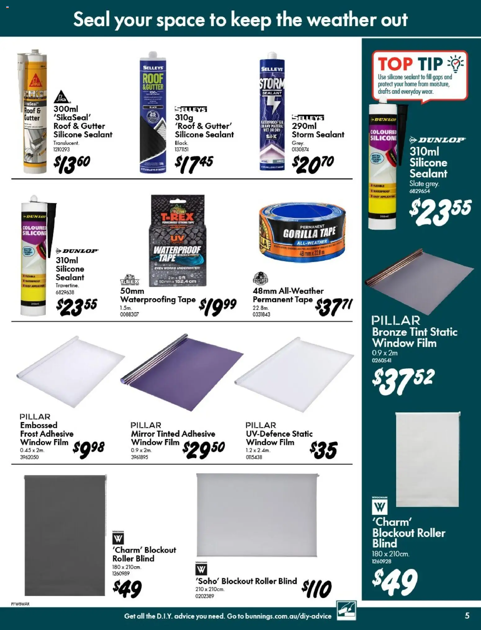 Bunnings Warehouse catalogue - valid from 20.05.2026 | Page: 5 | Products: Mirror, Window